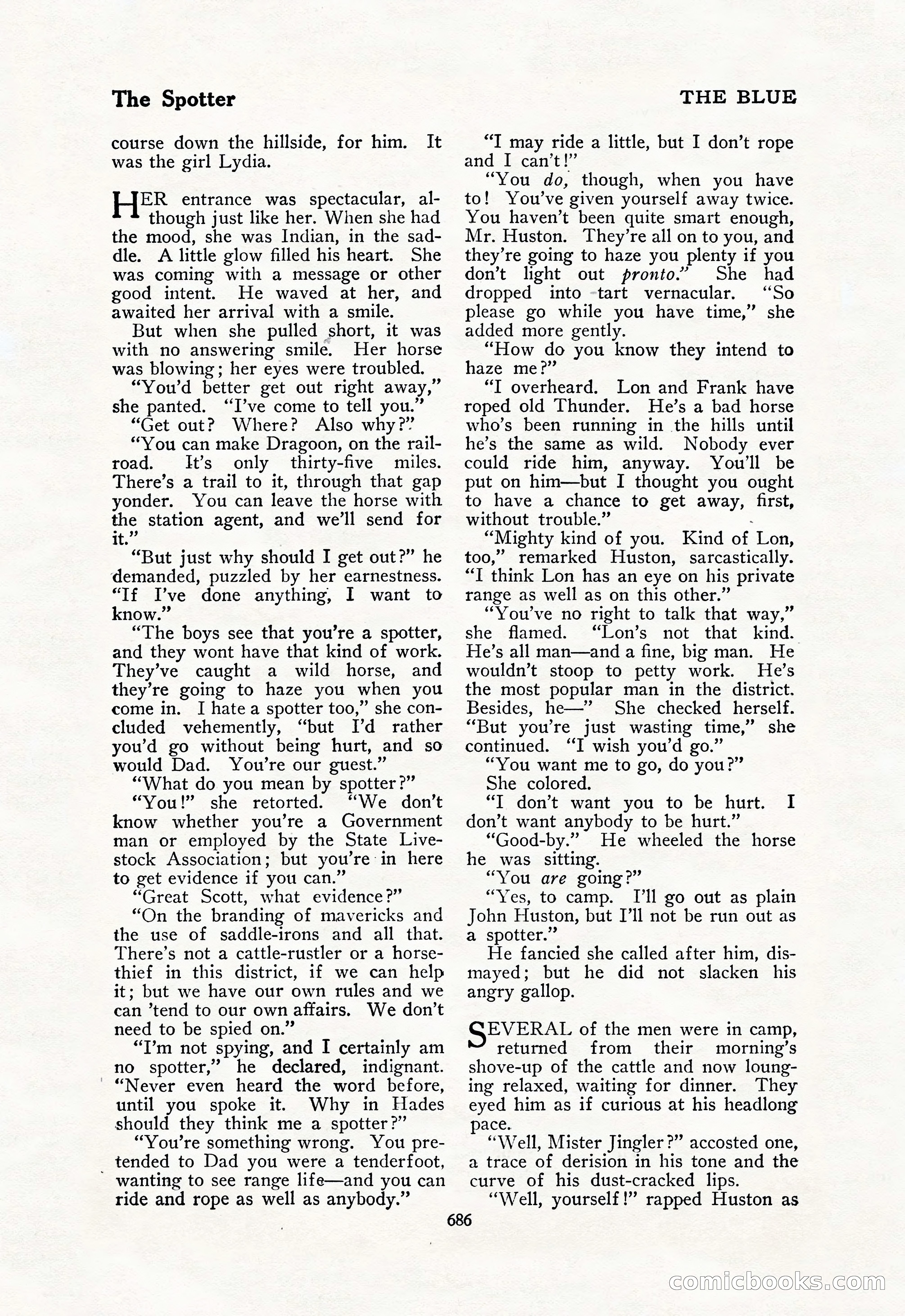 The Blue Book Magazine, February 1918 — page 112 of 204