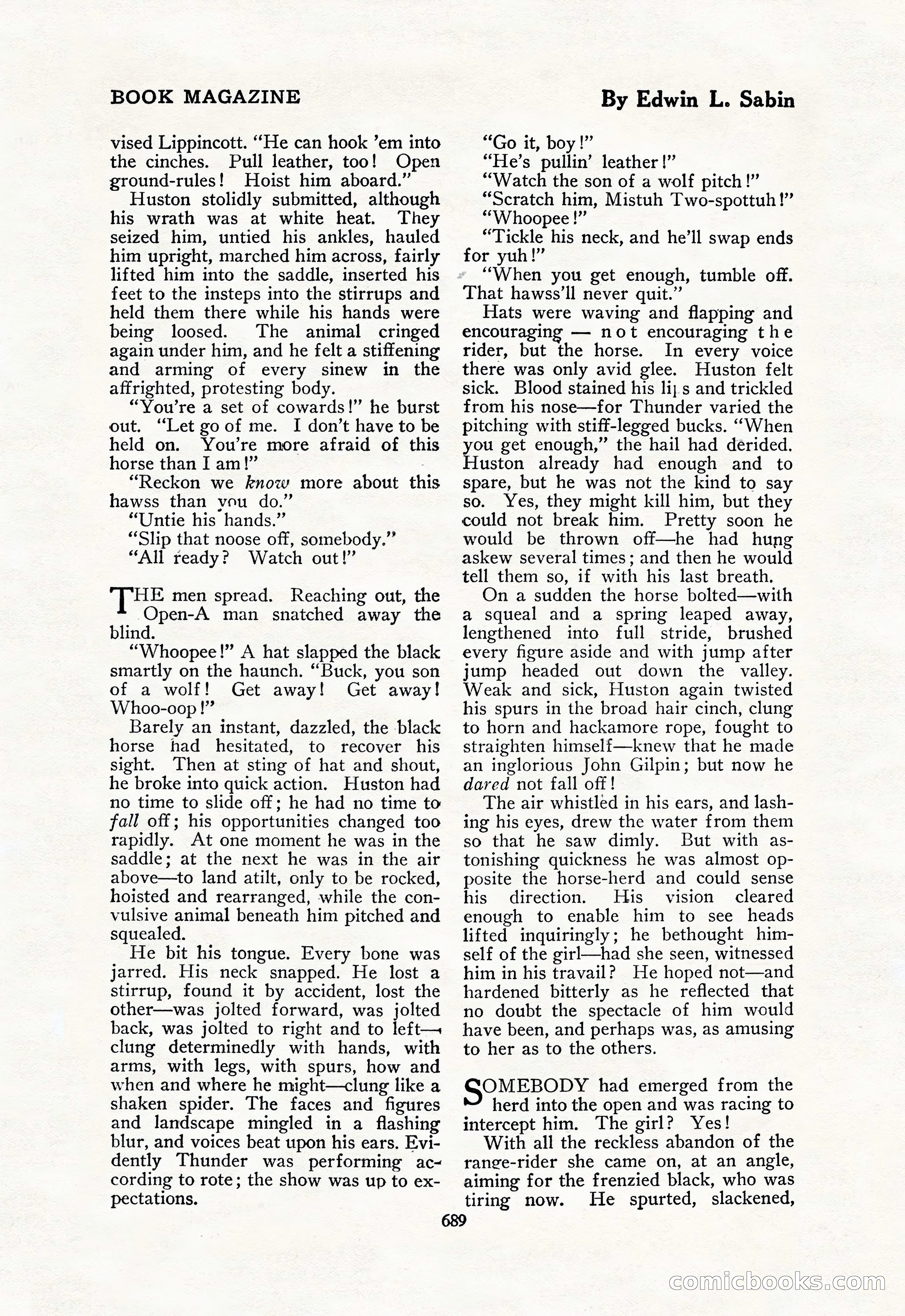 The Blue Book Magazine, February 1918 — page 115 of 204