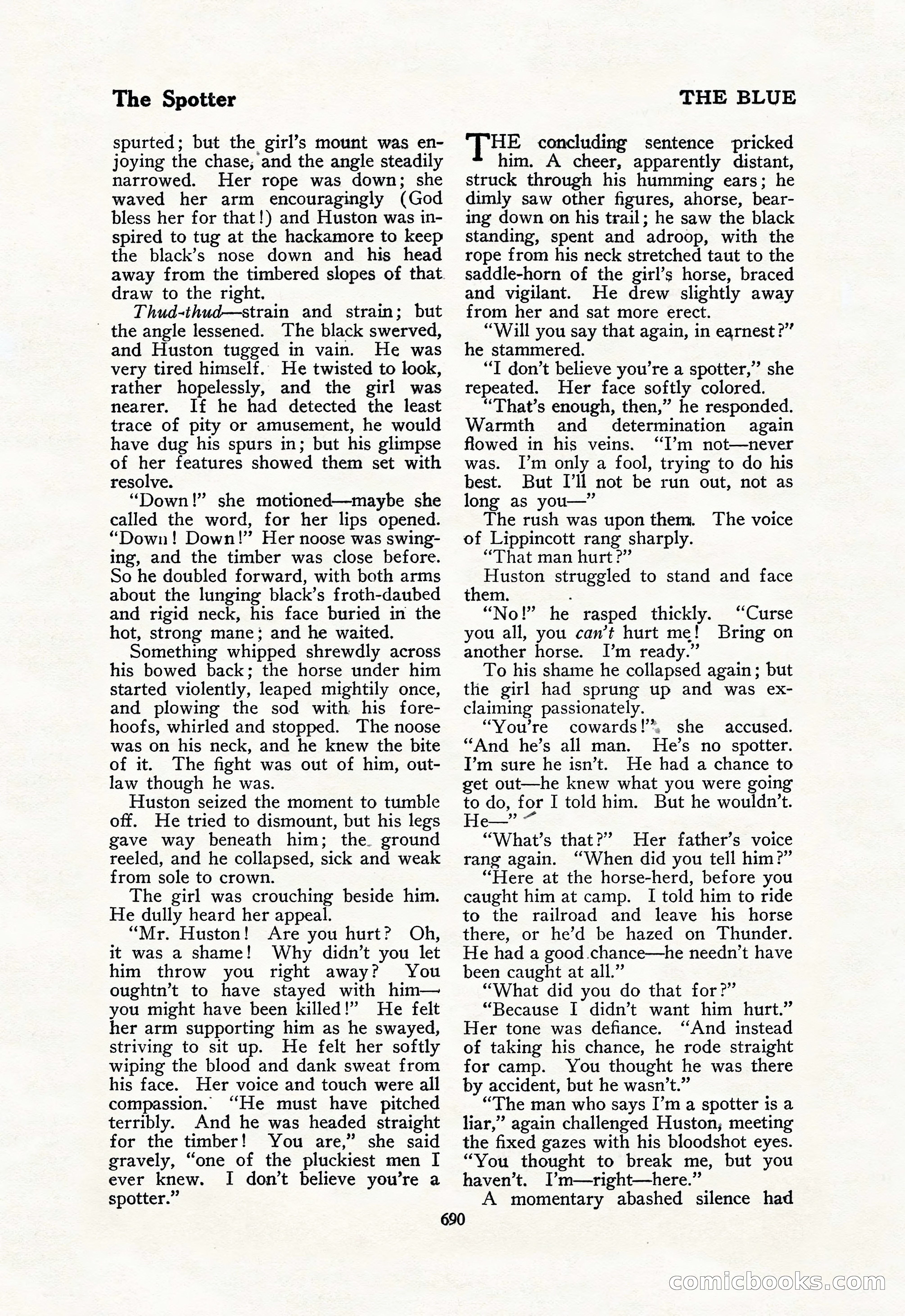 The Blue Book Magazine, February 1918 — page 116 of 204