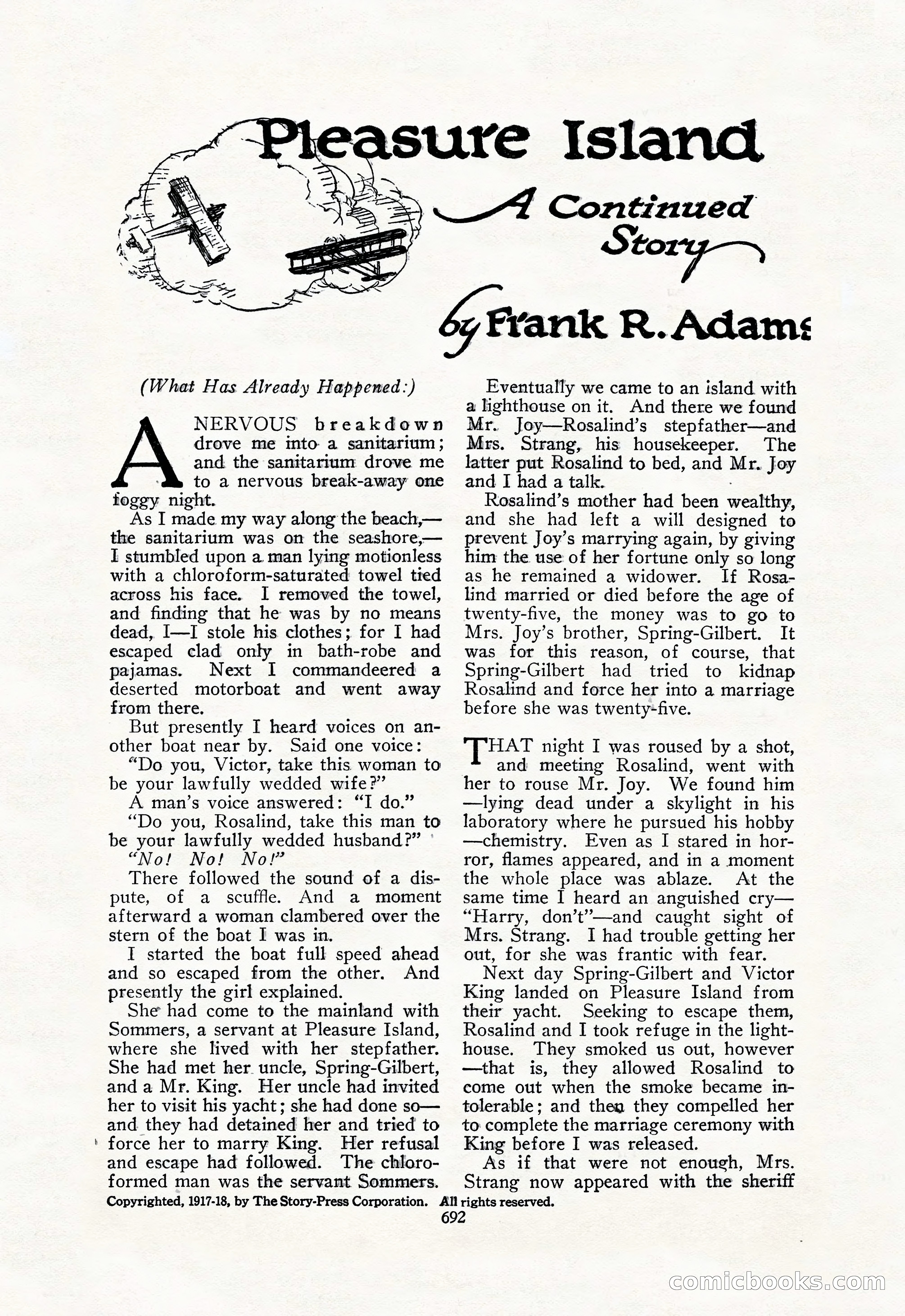 The Blue Book Magazine, February 1918 — page 118 of 204