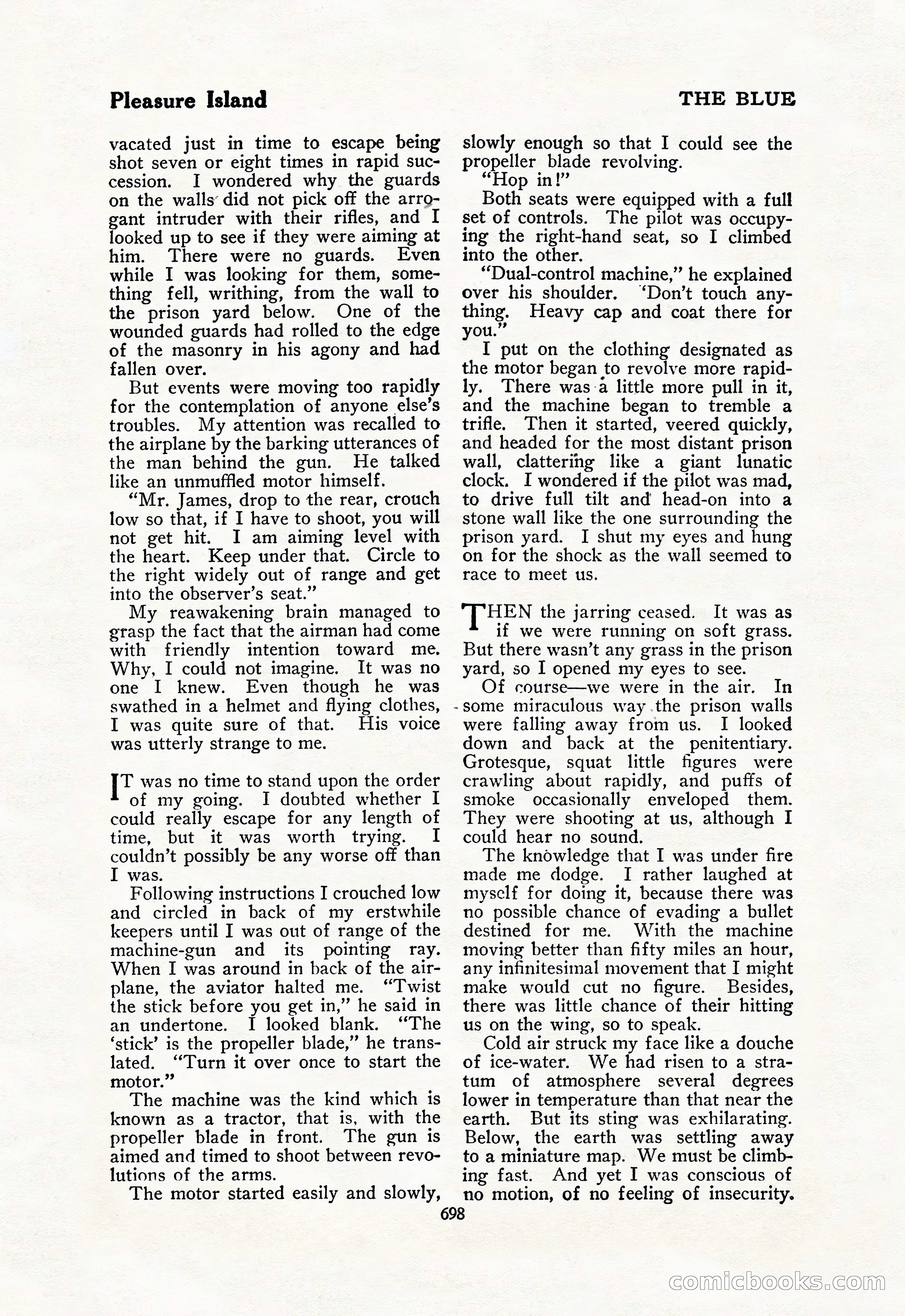The Blue Book Magazine, February 1918 — page 124 of 204