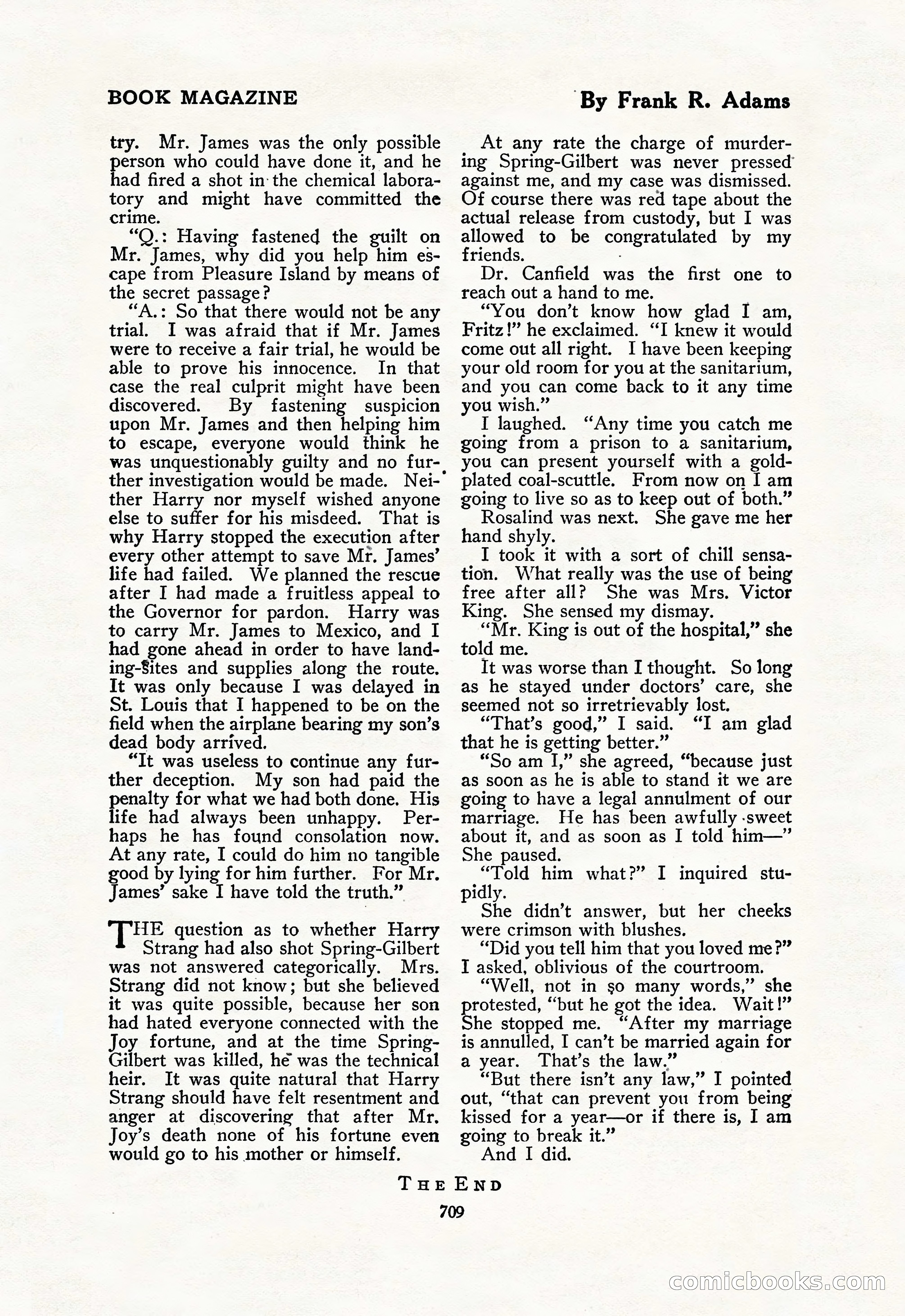 The Blue Book Magazine, February 1918 — page 135 of 204
