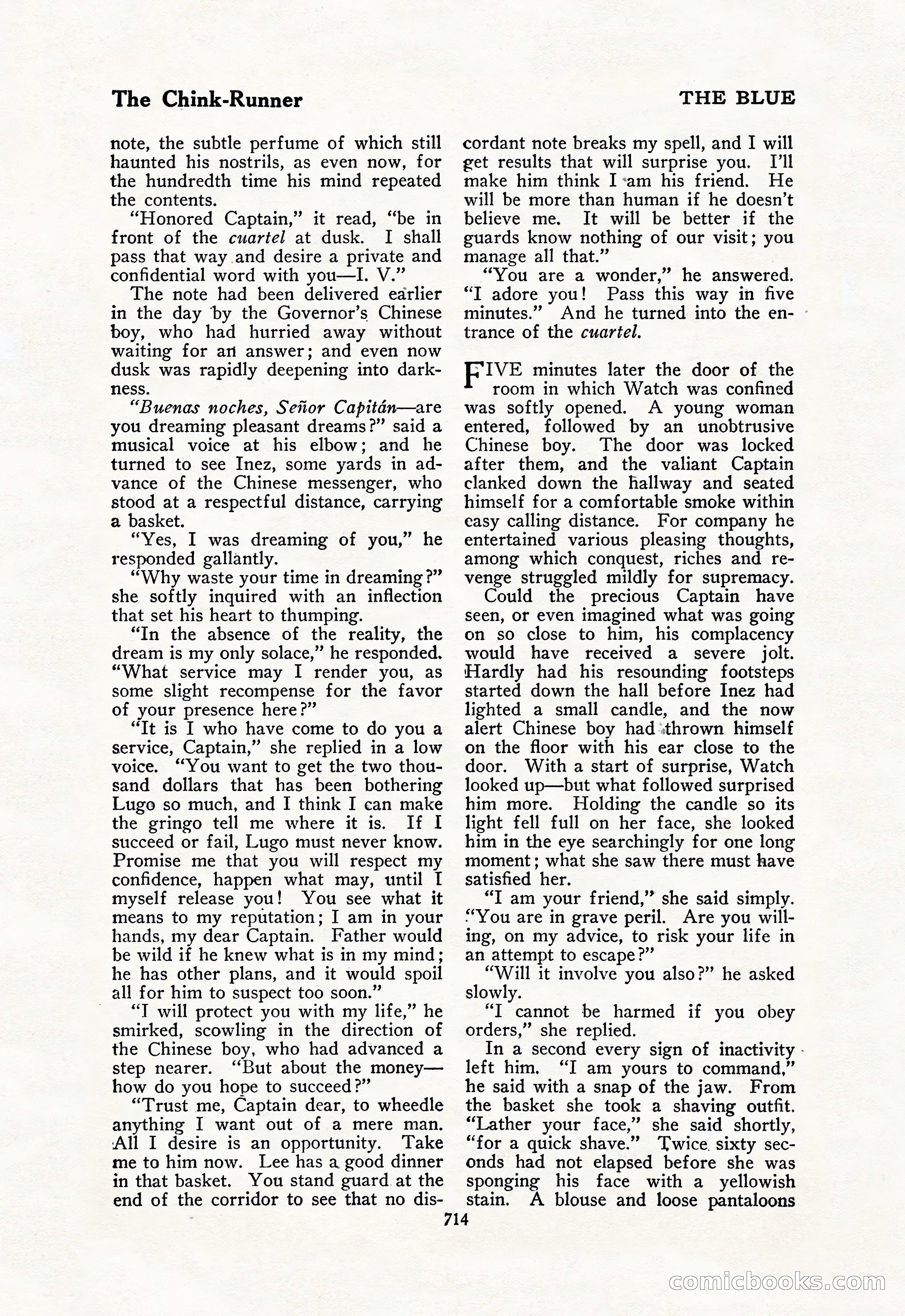 The Blue Book Magazine, February 1918 — page 140 of 204