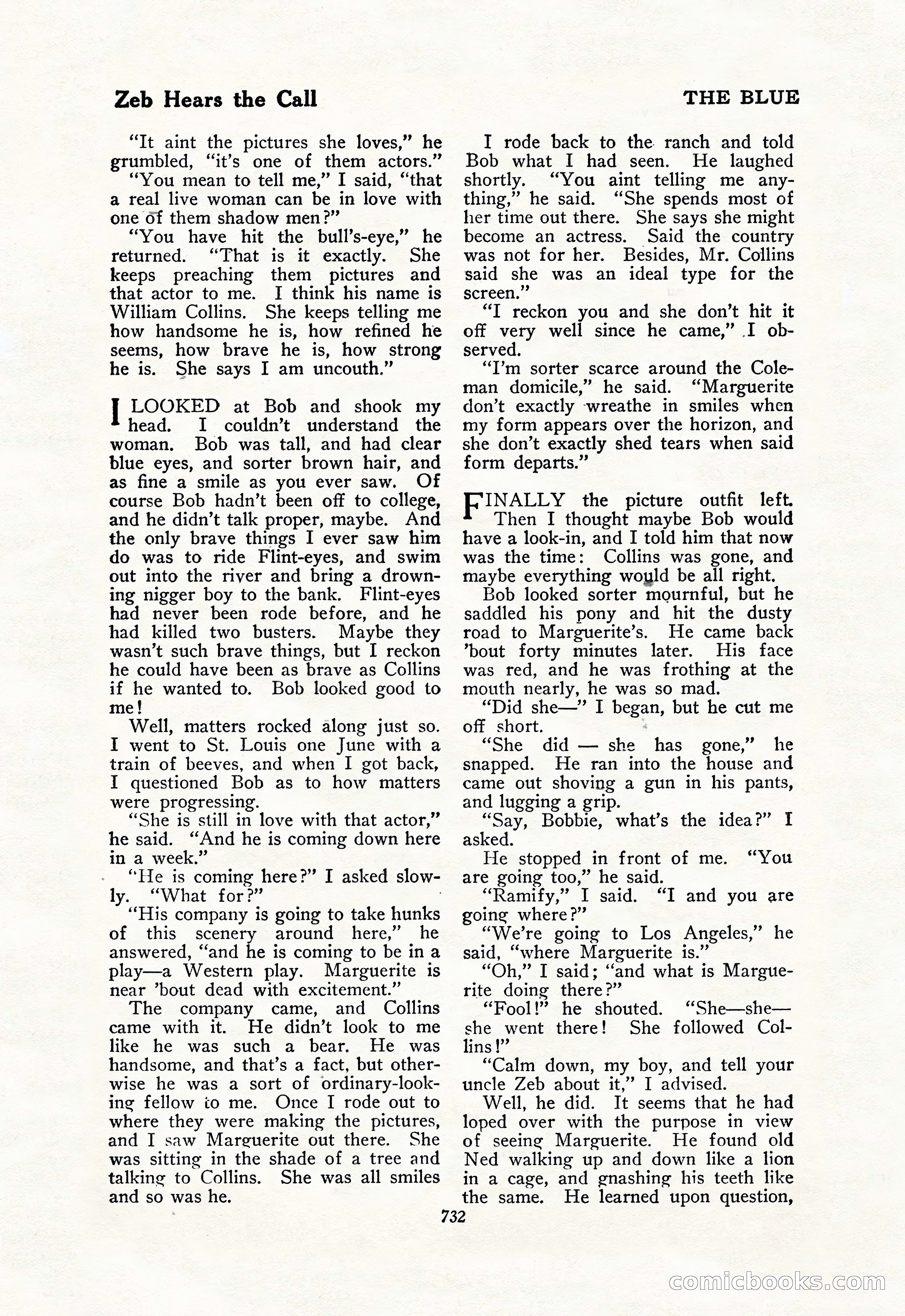 The Blue Book Magazine, February 1918 — page 158 of 204