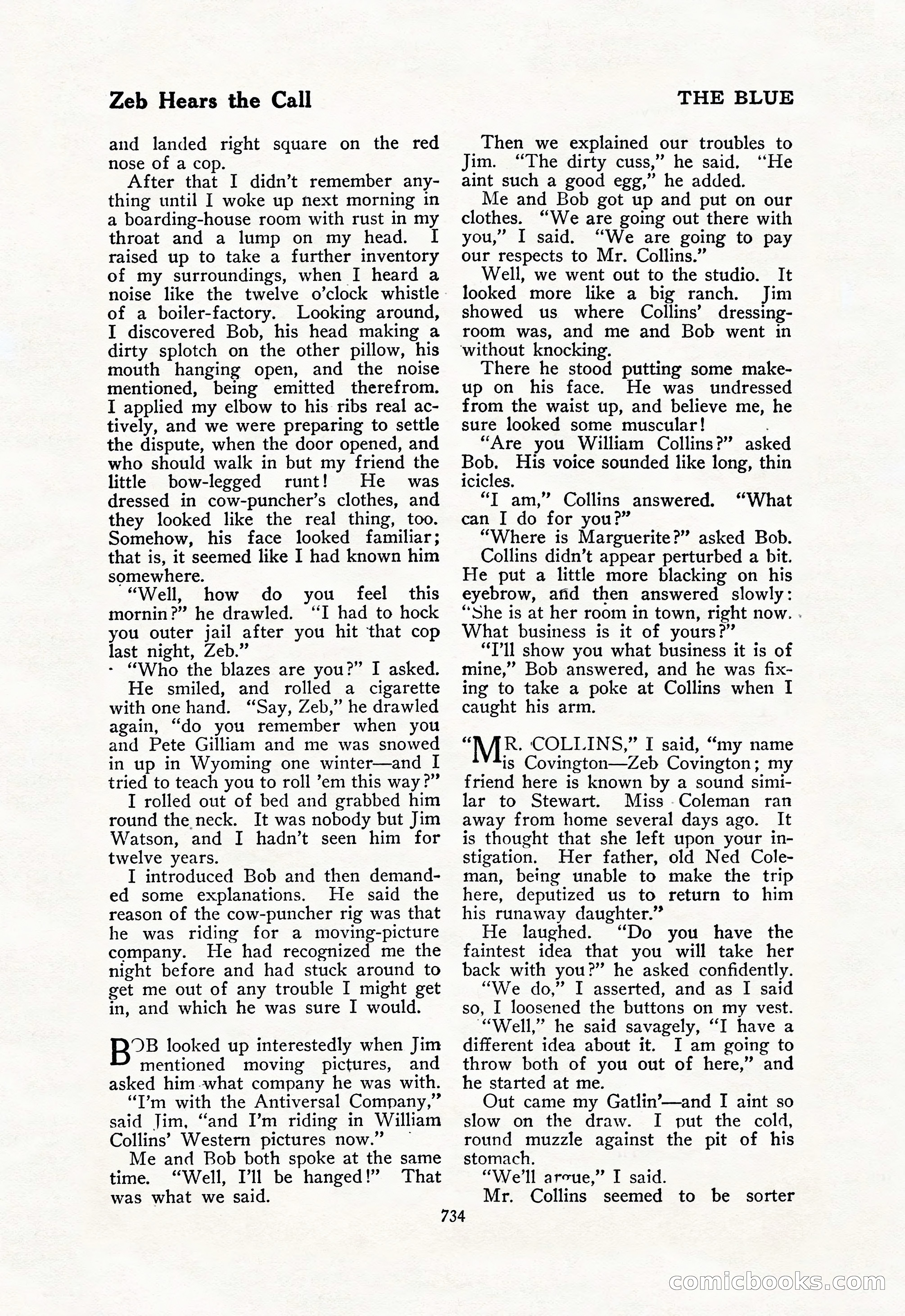 The Blue Book Magazine, February 1918 — page 160 of 204