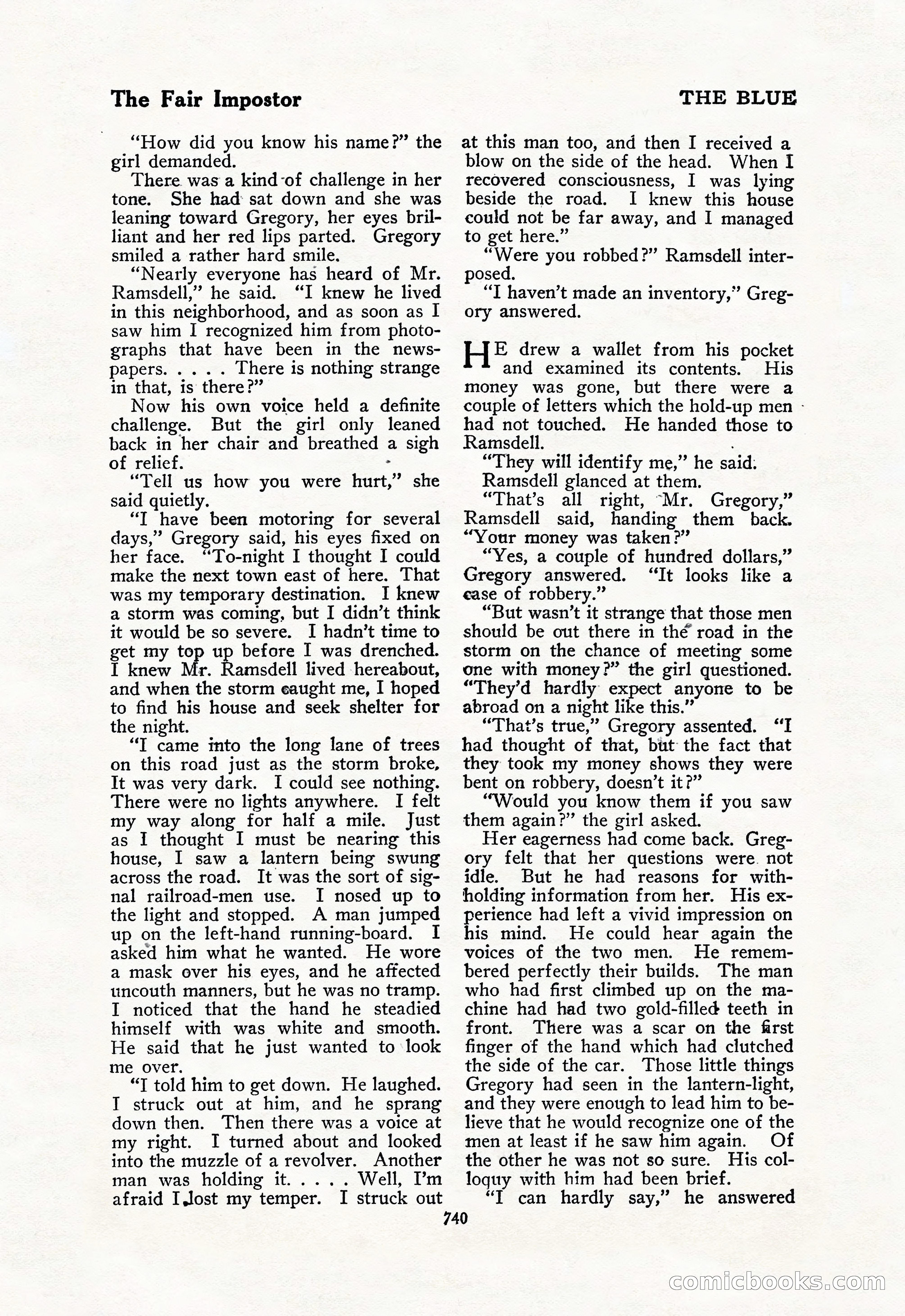The Blue Book Magazine, February 1918 — page 166 of 204
