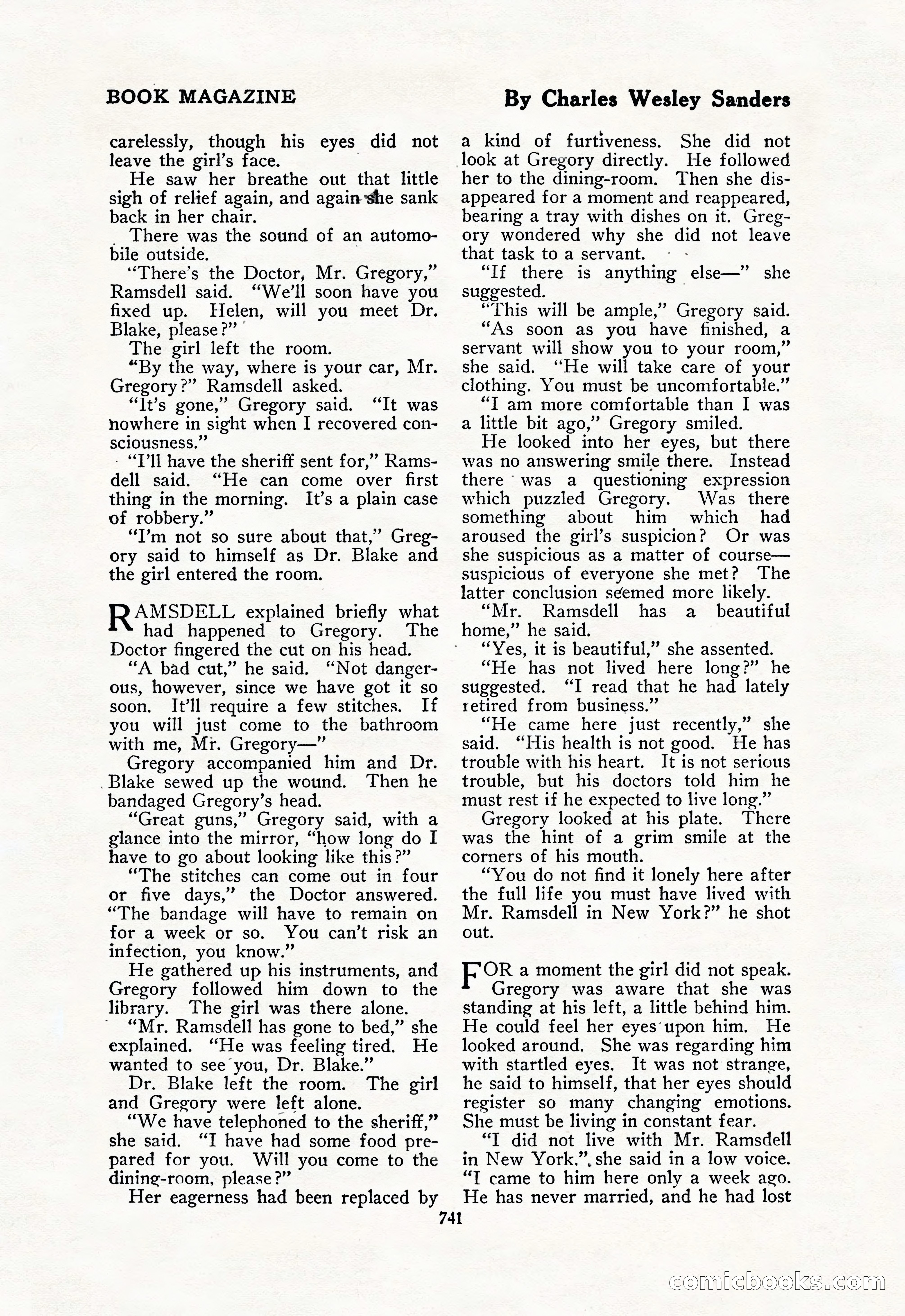 The Blue Book Magazine, February 1918 — page 167 of 204
