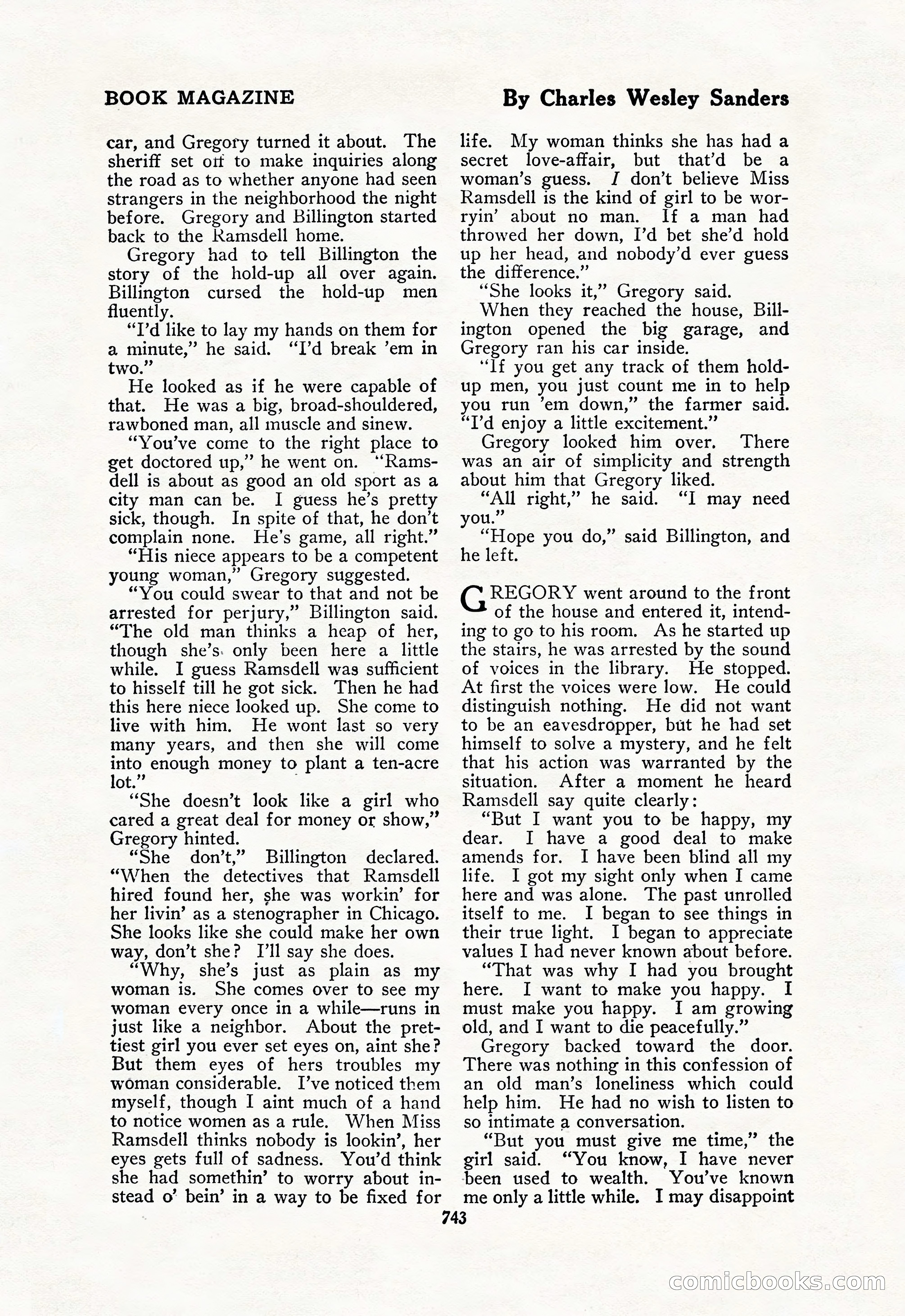 The Blue Book Magazine, February 1918 — page 169 of 204