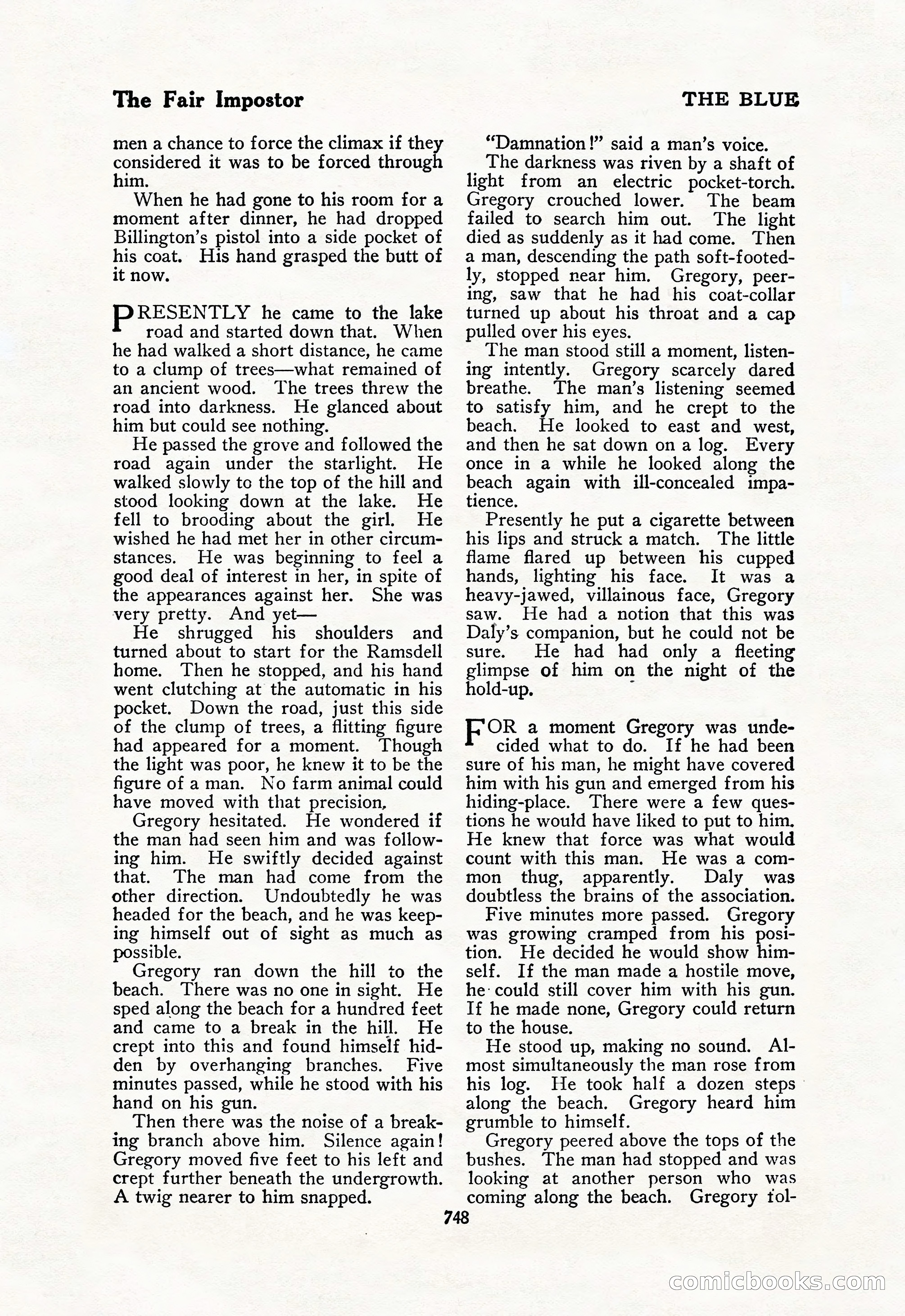 The Blue Book Magazine, February 1918 — page 174 of 204