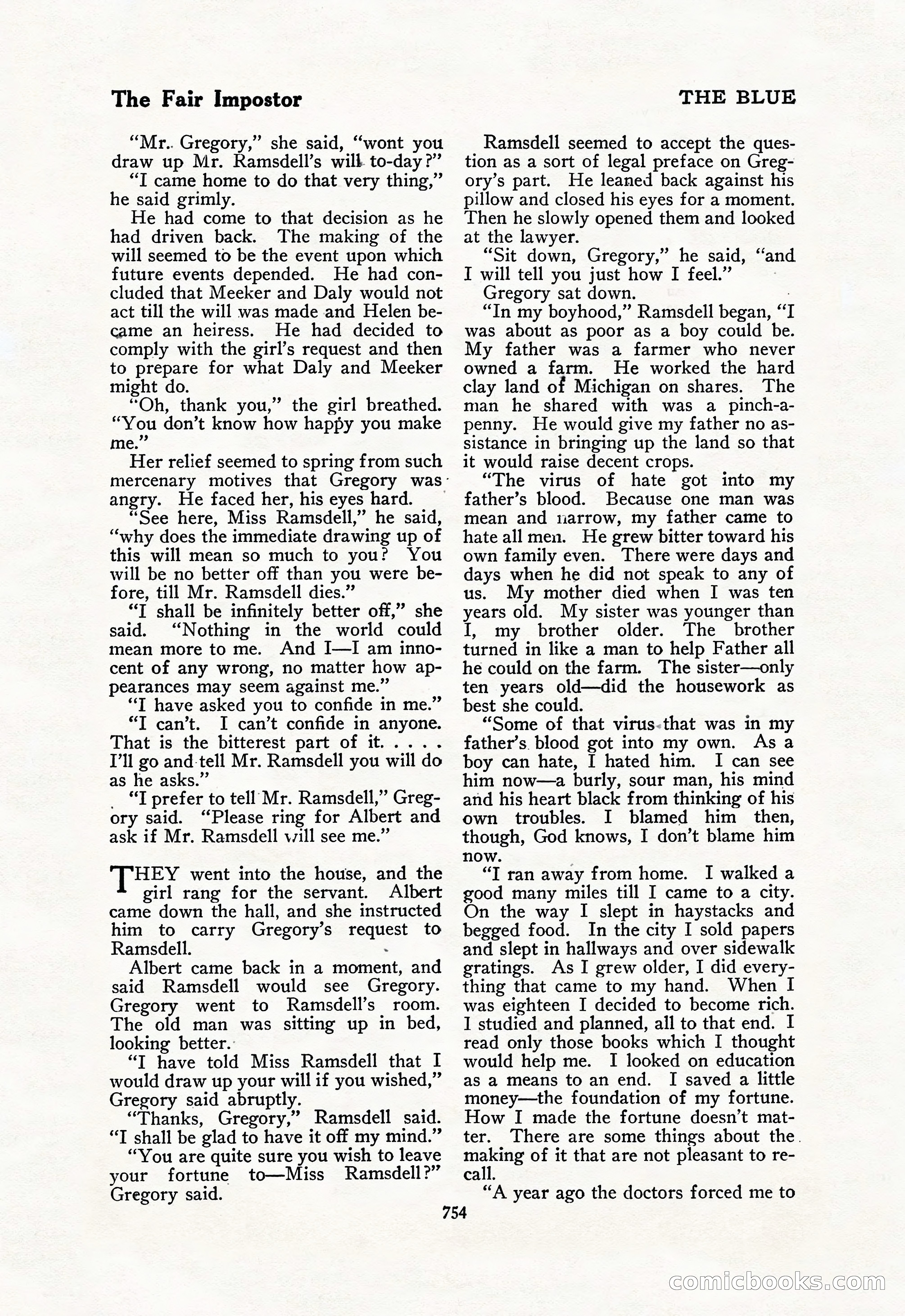 The Blue Book Magazine, February 1918 — page 180 of 204