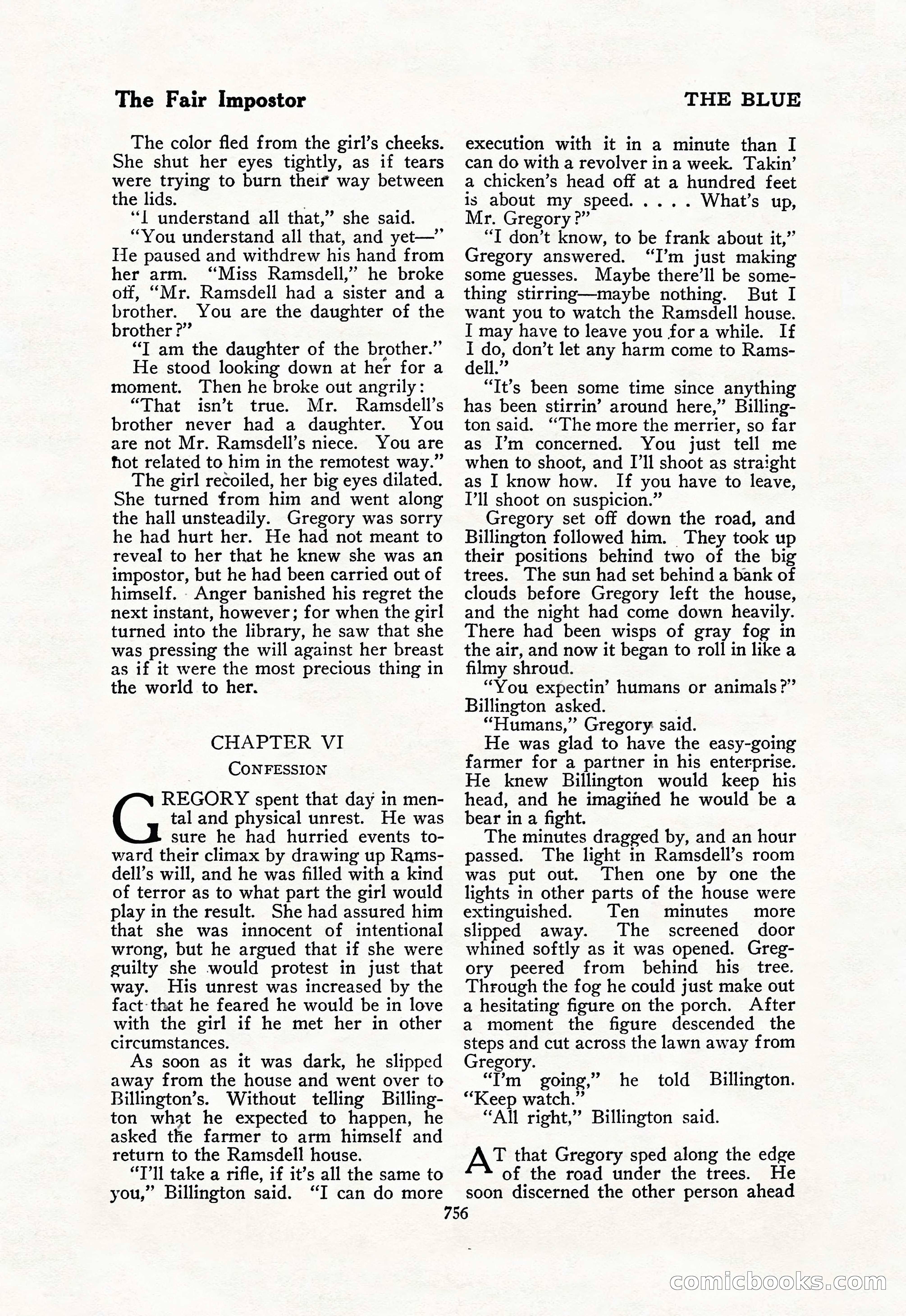 The Blue Book Magazine, February 1918 — page 182 of 204