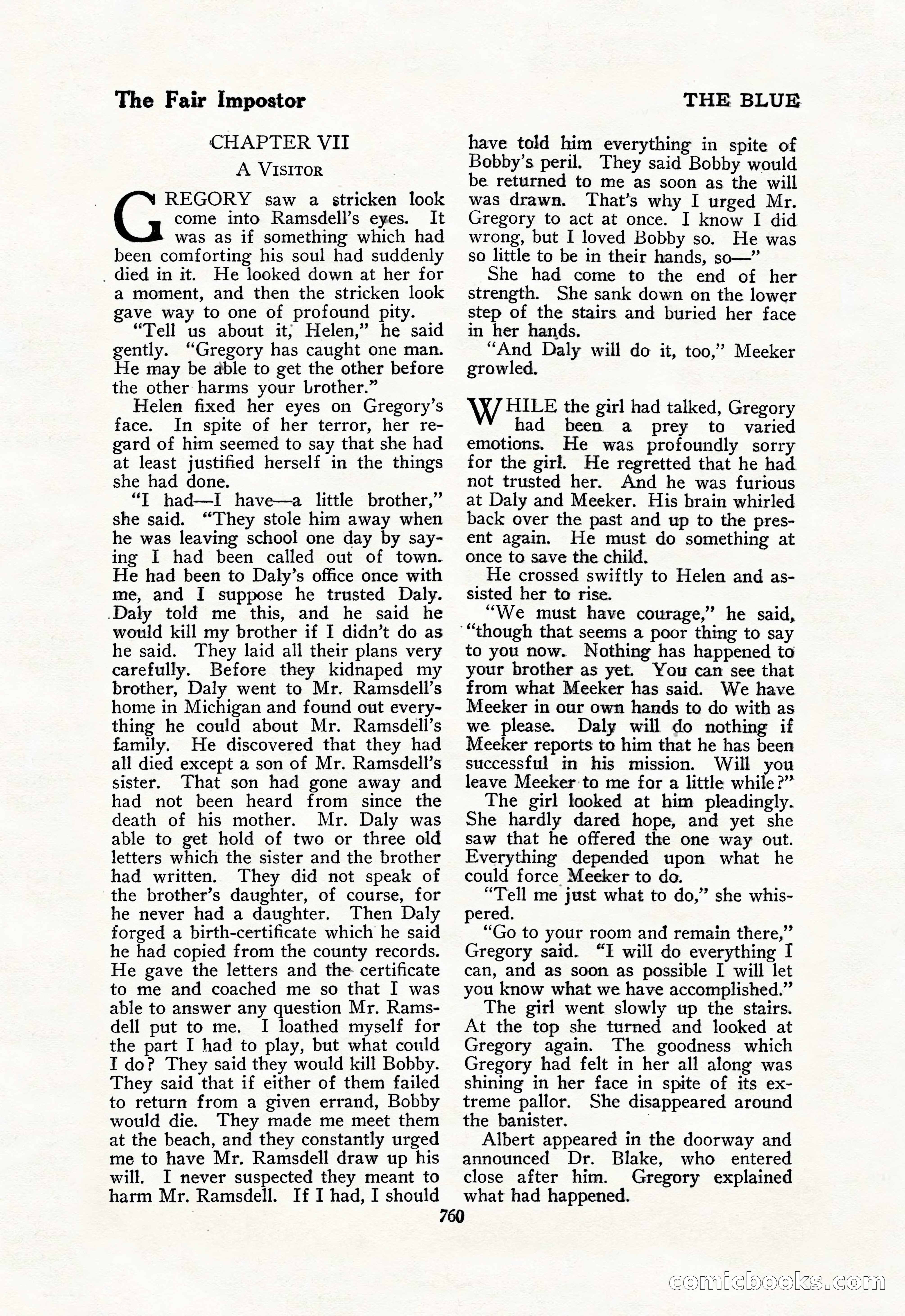 The Blue Book Magazine, February 1918 — page 186 of 204