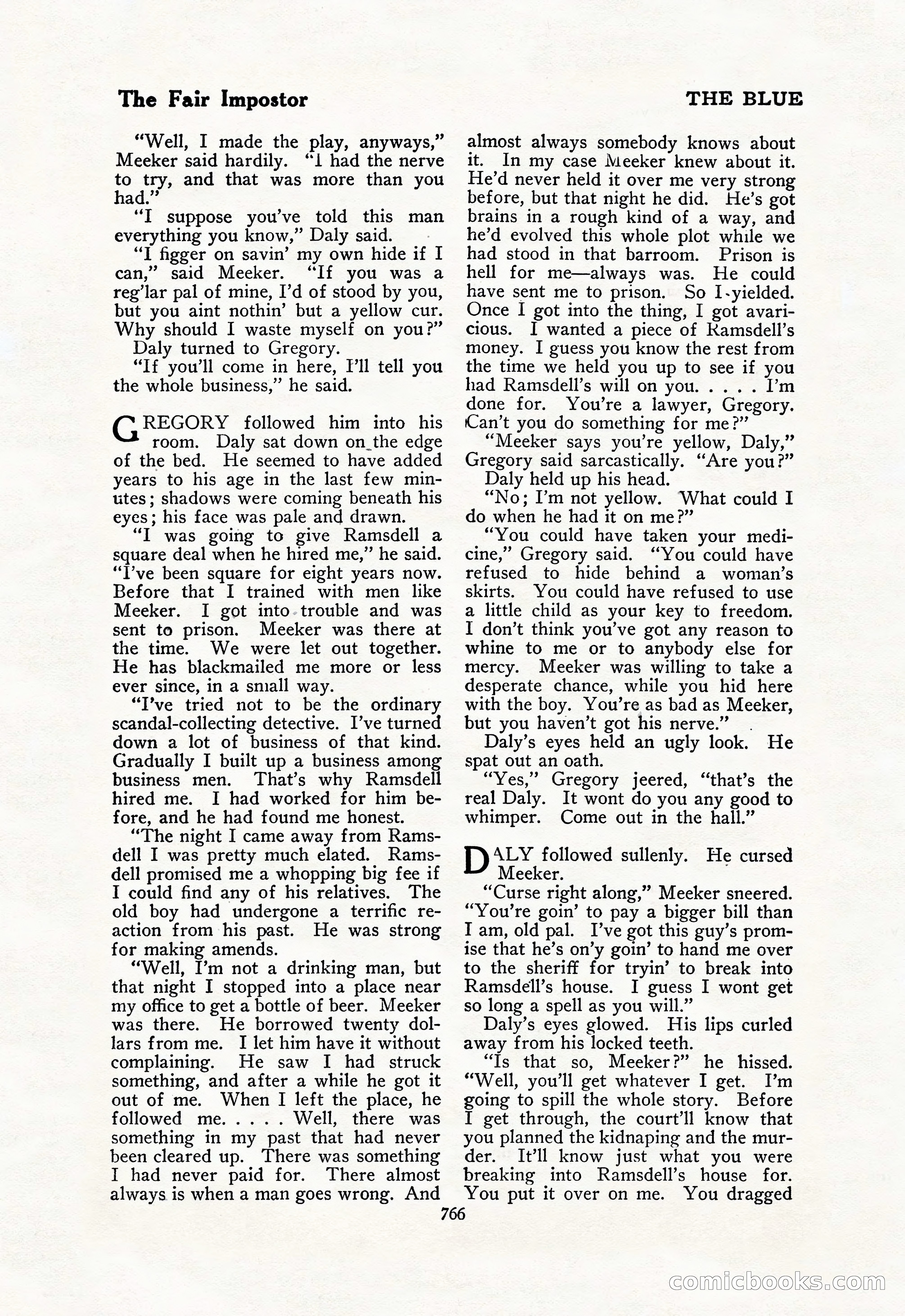 The Blue Book Magazine, February 1918 — page 192 of 204