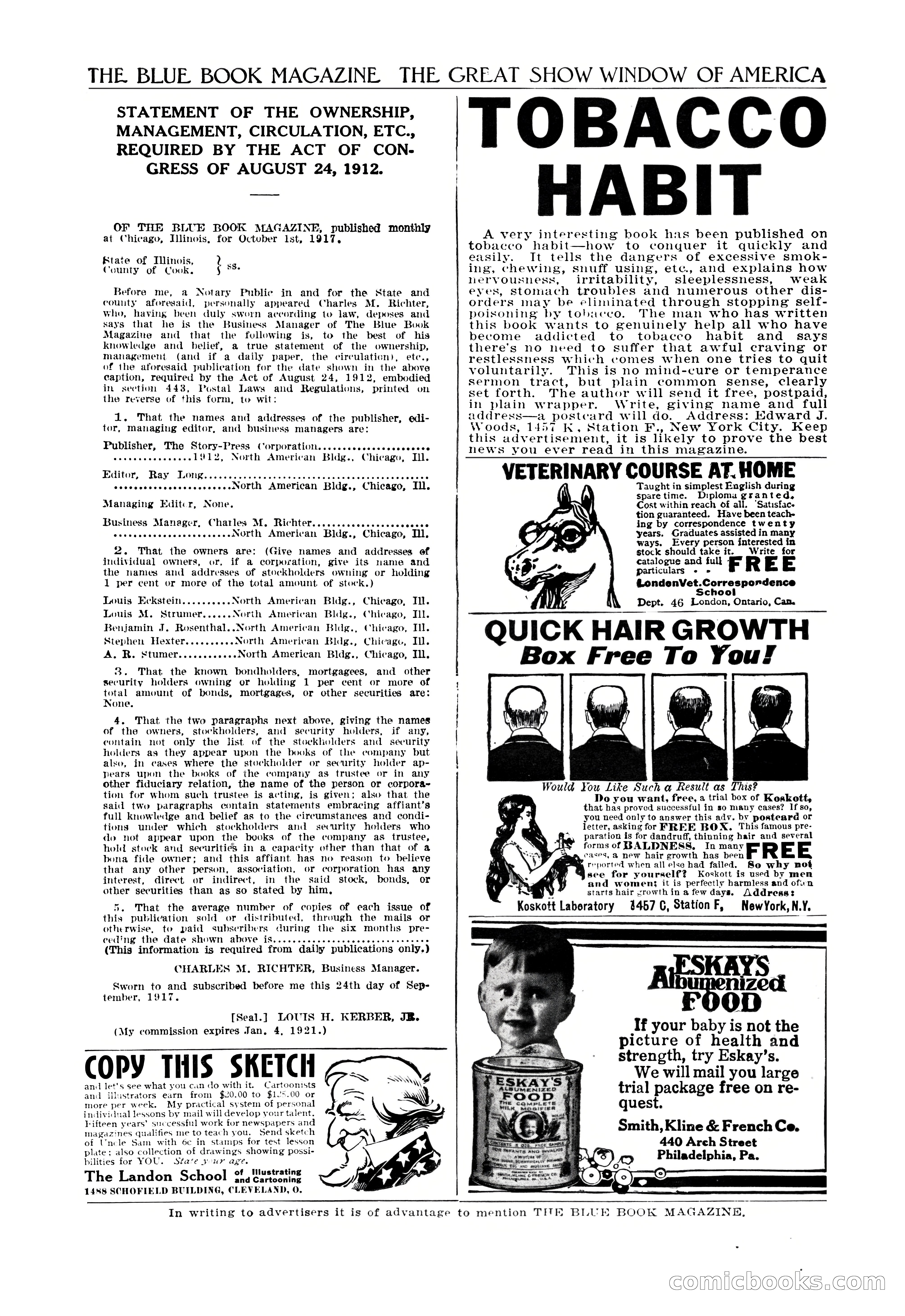 The Blue Book Magazine, February 1918 — page 196 of 204