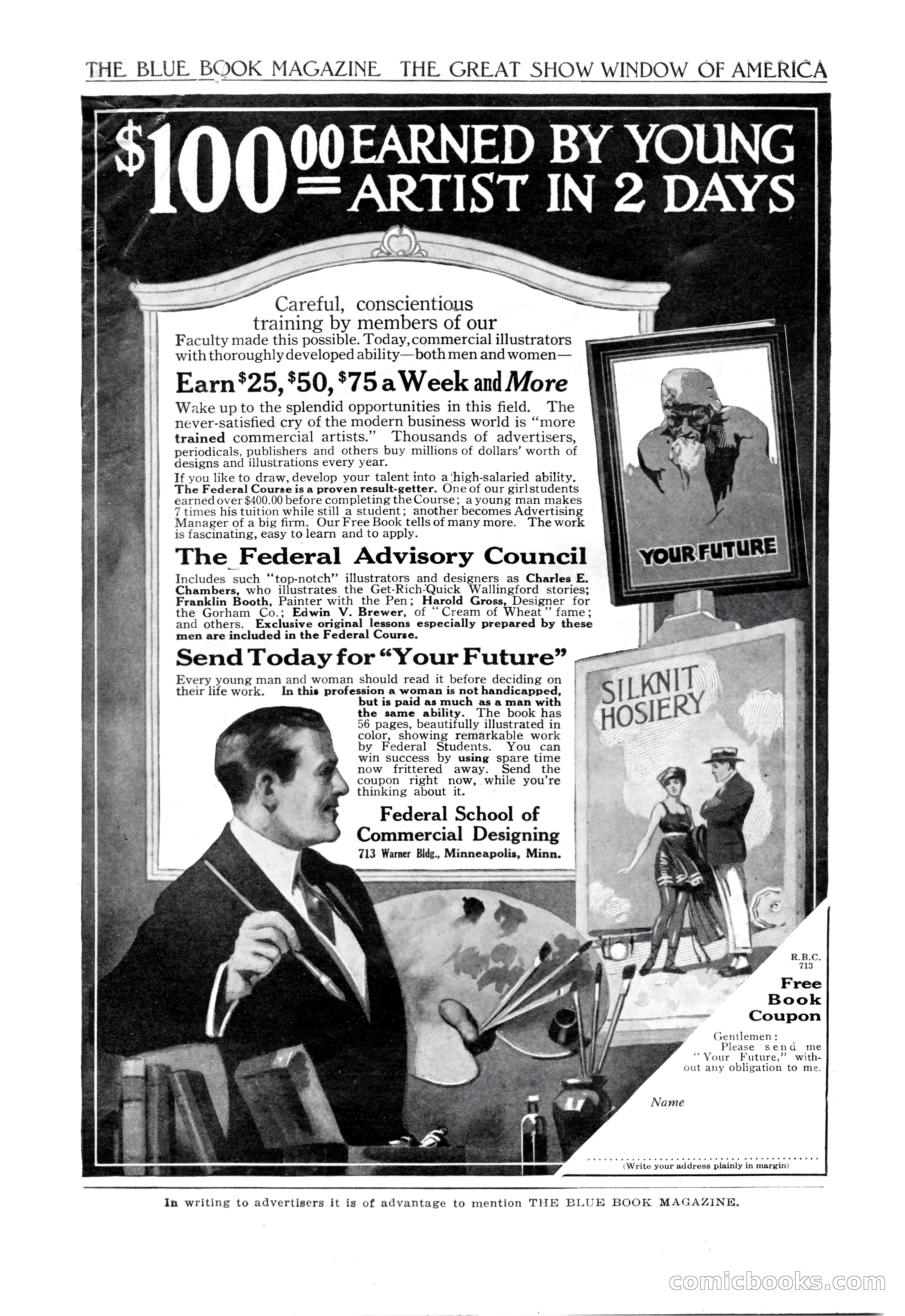 The Blue Book Magazine, February 1918 — page 202 of 204