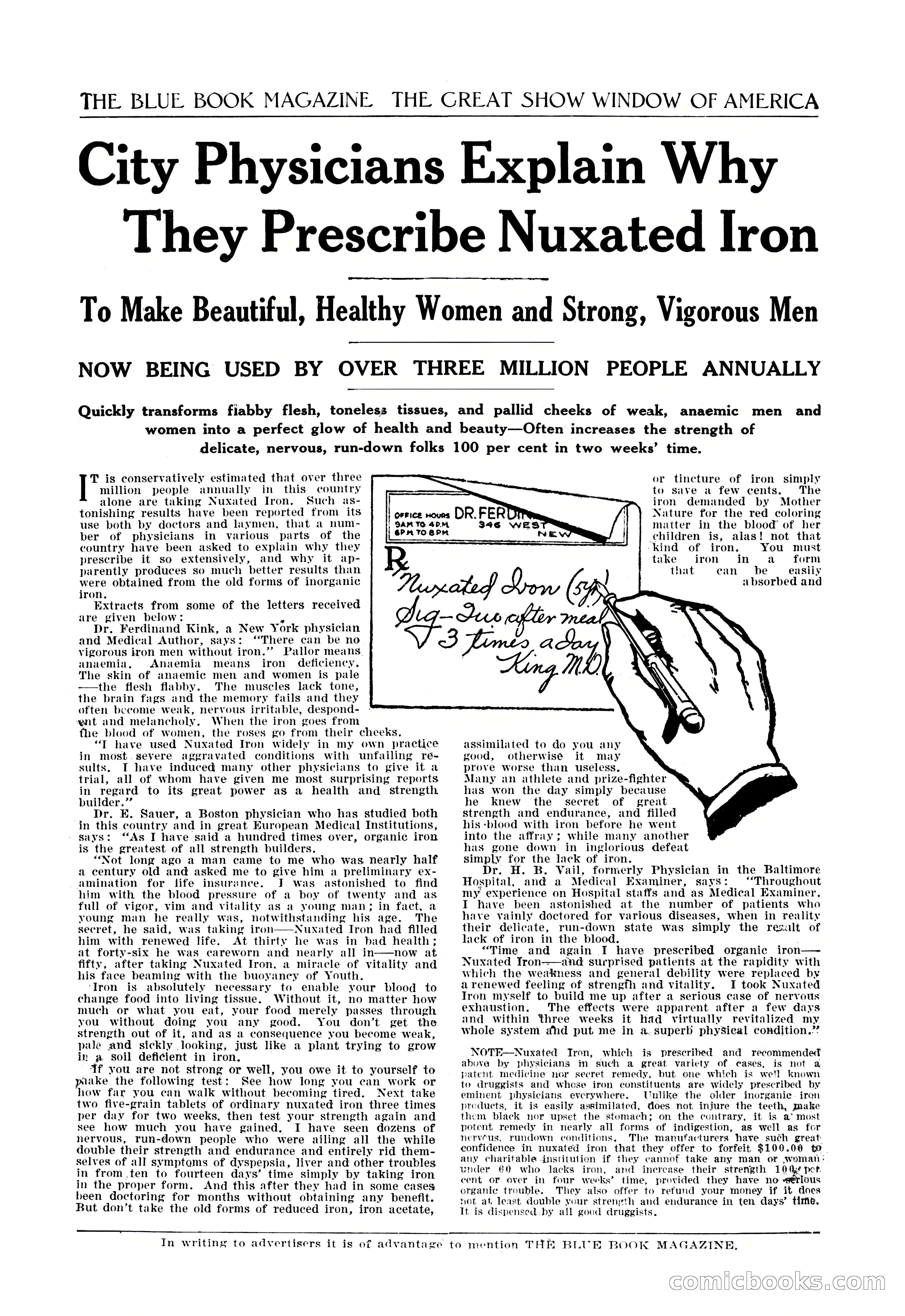 The Blue Book Magazine, February 1918 — page 203 of 204