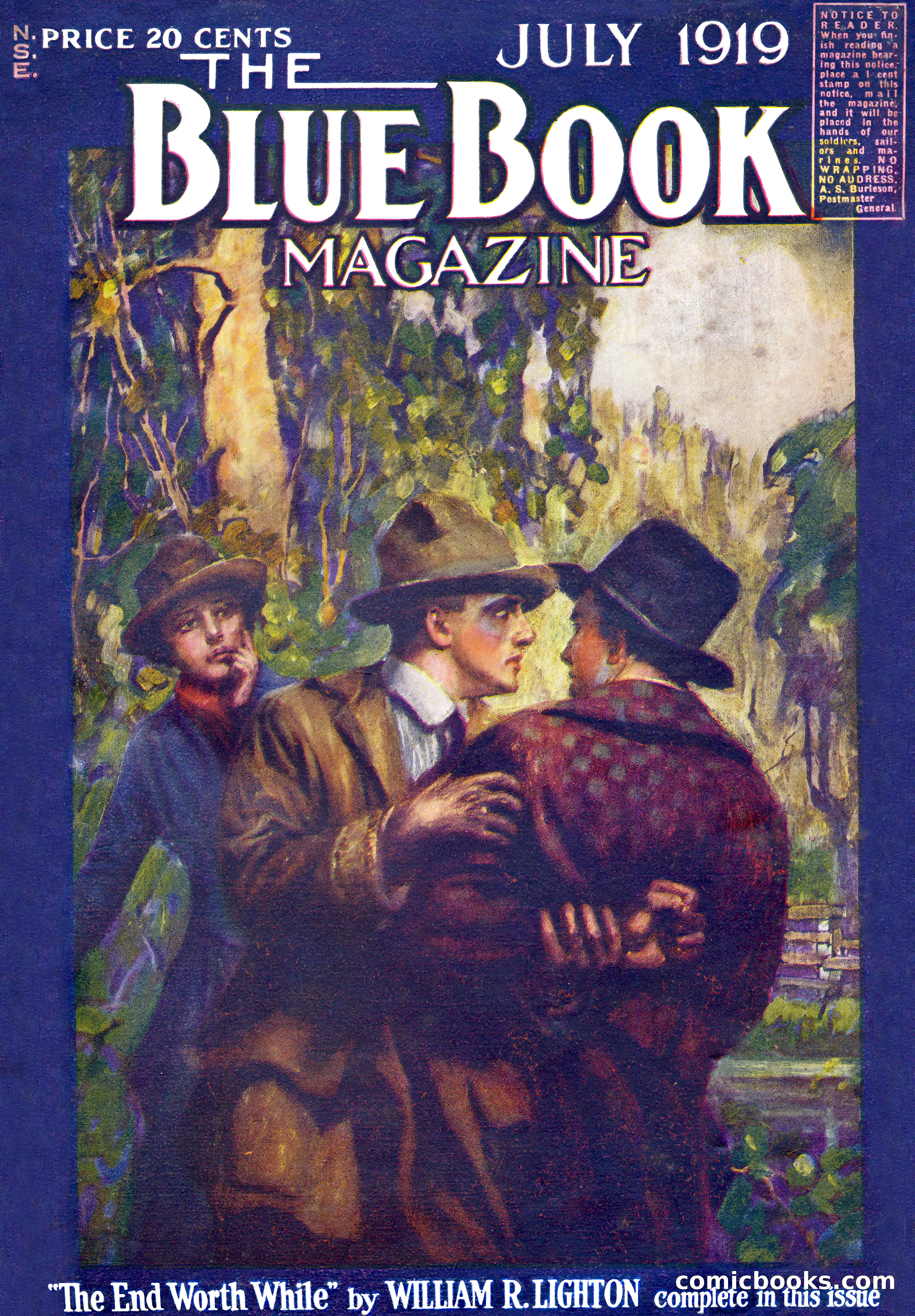 The Blue Book Magazine, July 1919 — page 1 of 212