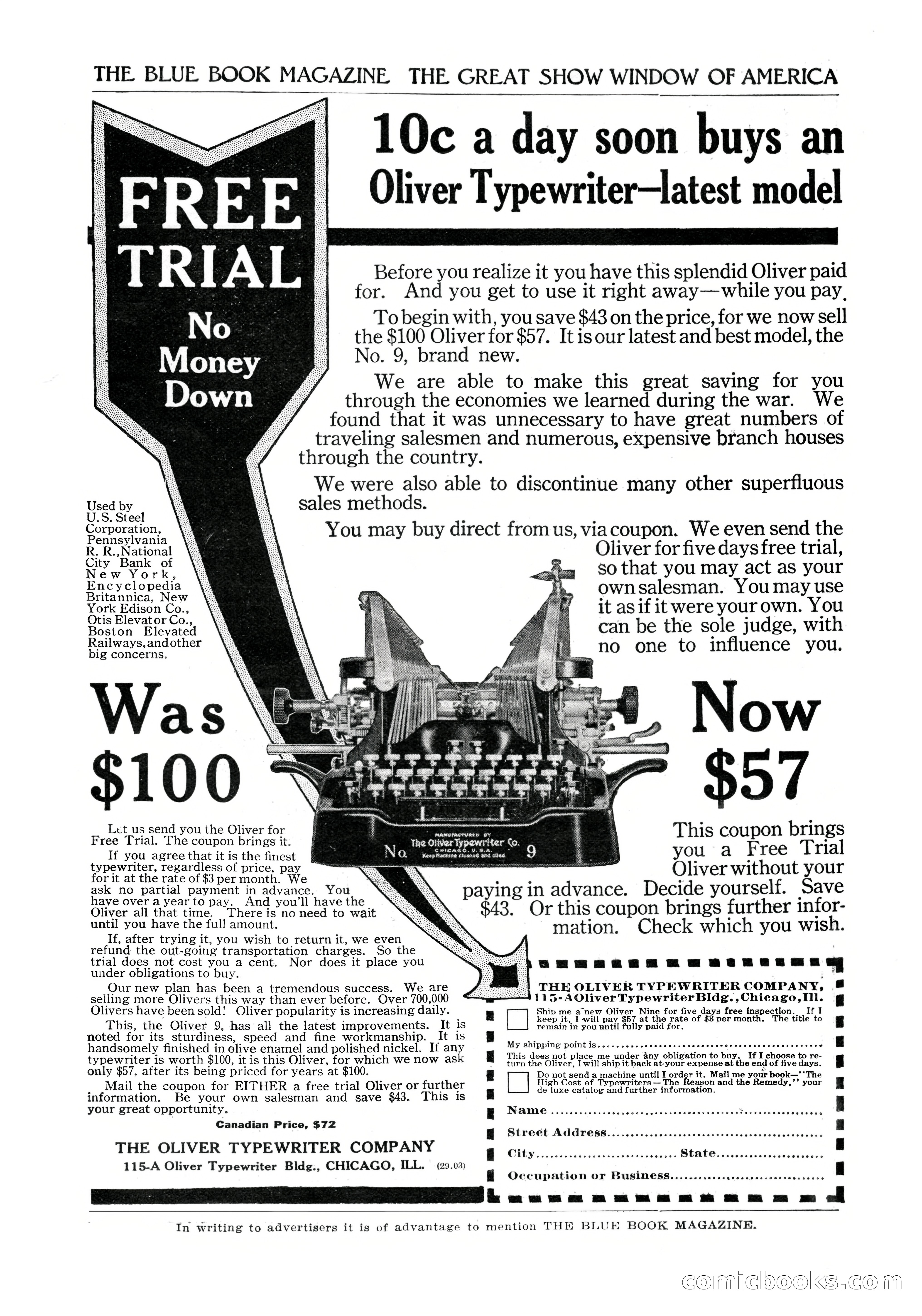 The Blue Book Magazine, July 1919 — page 3 of 212