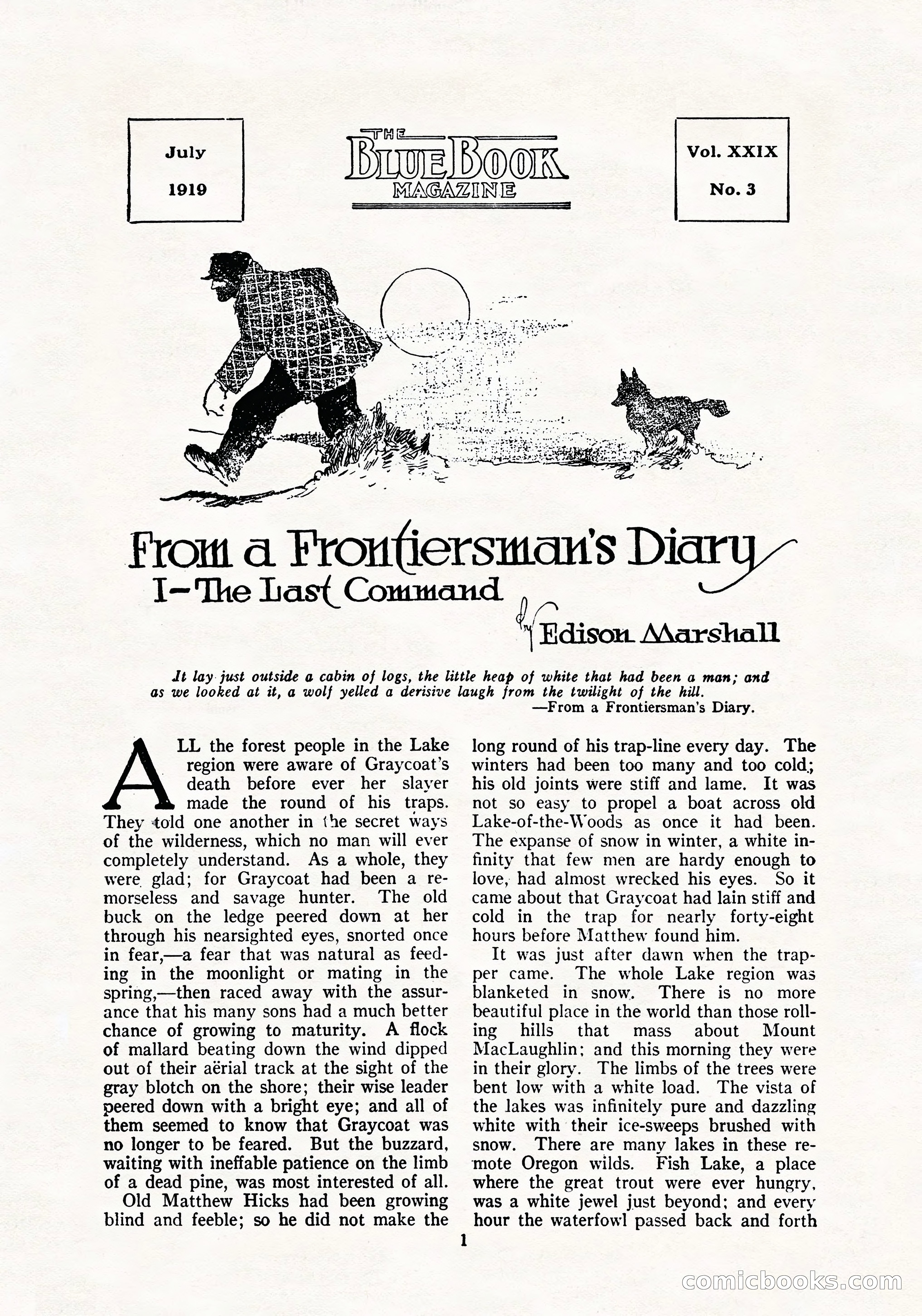 The Blue Book Magazine, July 1919 — page 7 of 212
