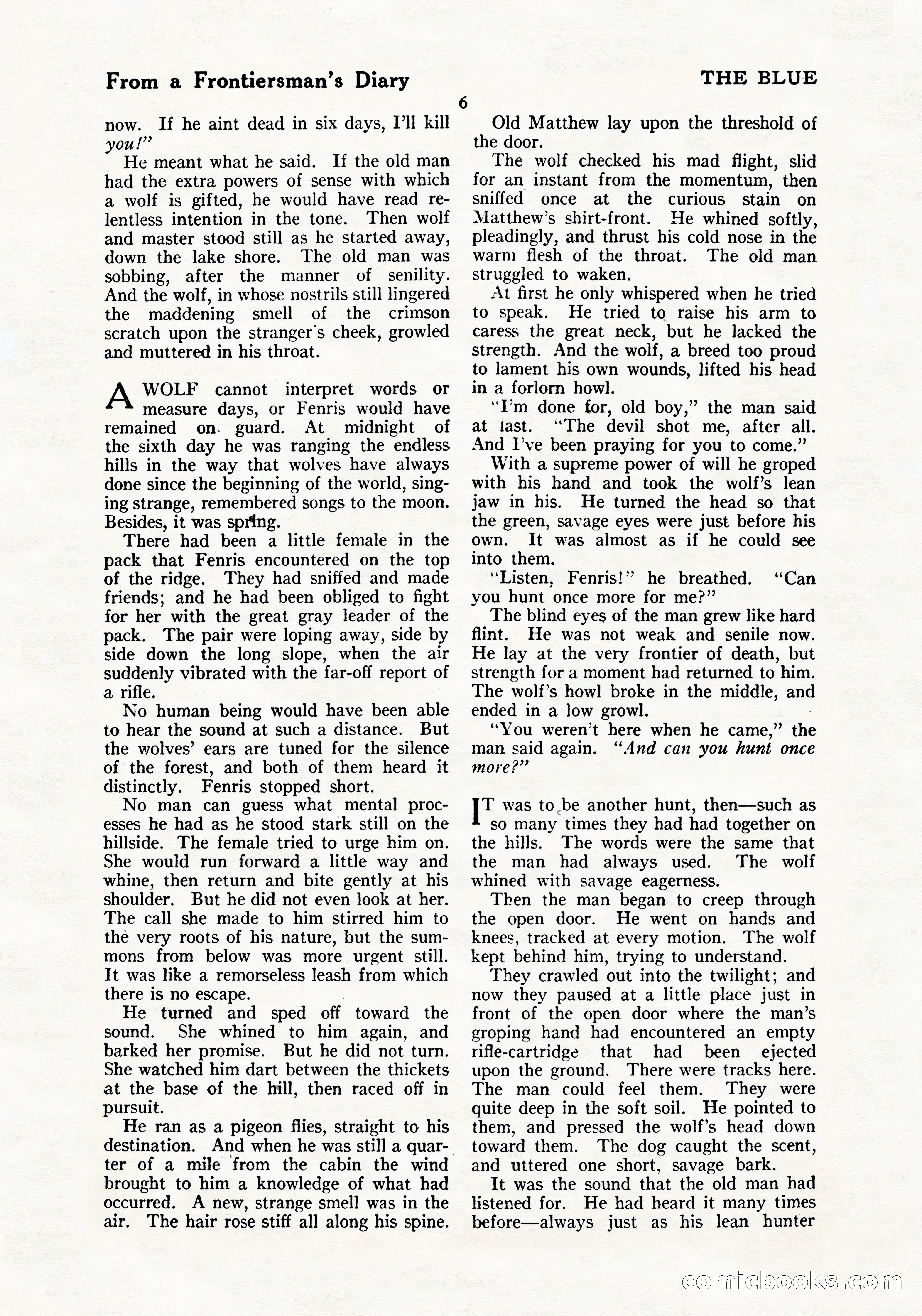 The Blue Book Magazine, July 1919 — page 12 of 212