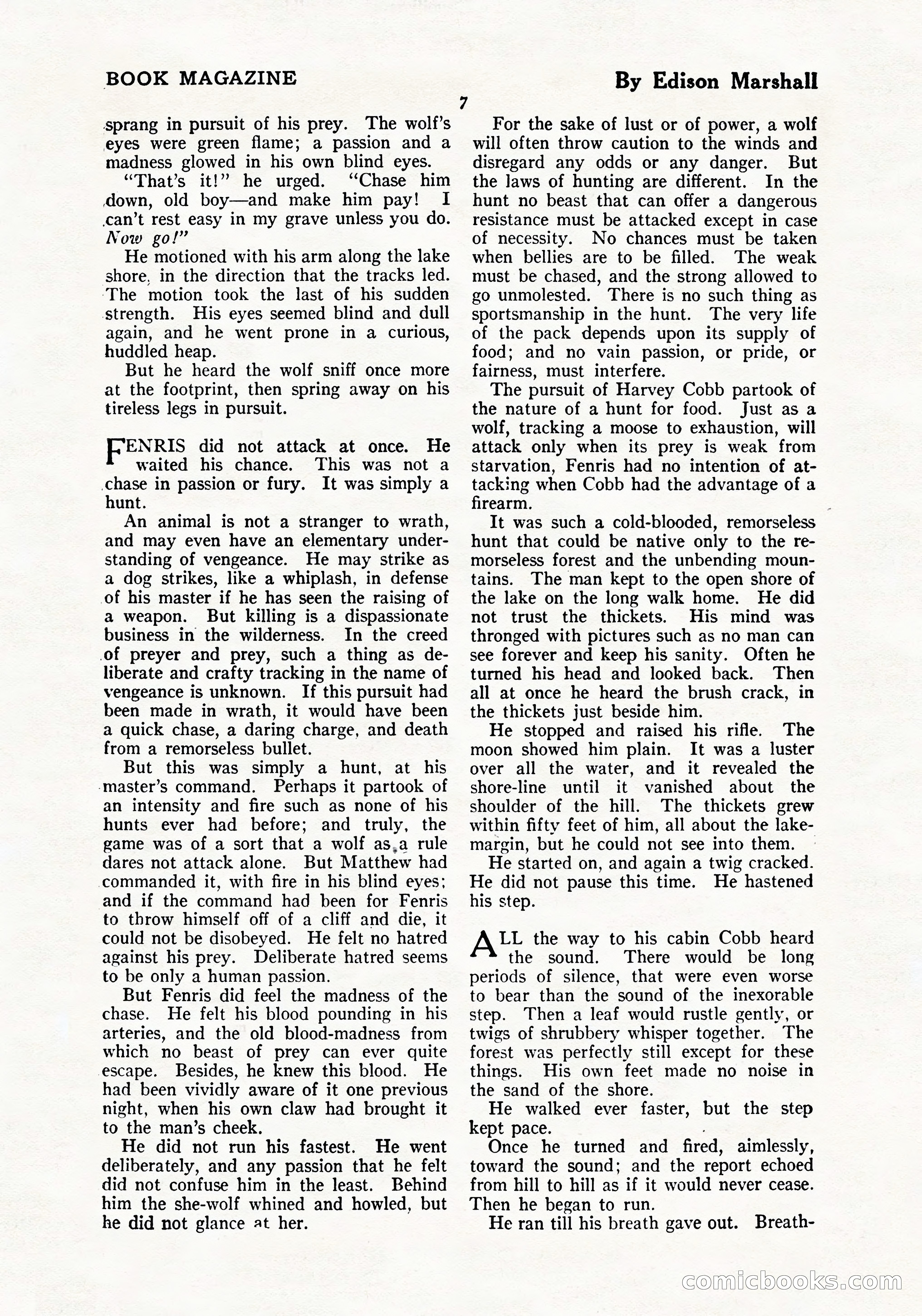 The Blue Book Magazine, July 1919 — page 13 of 212