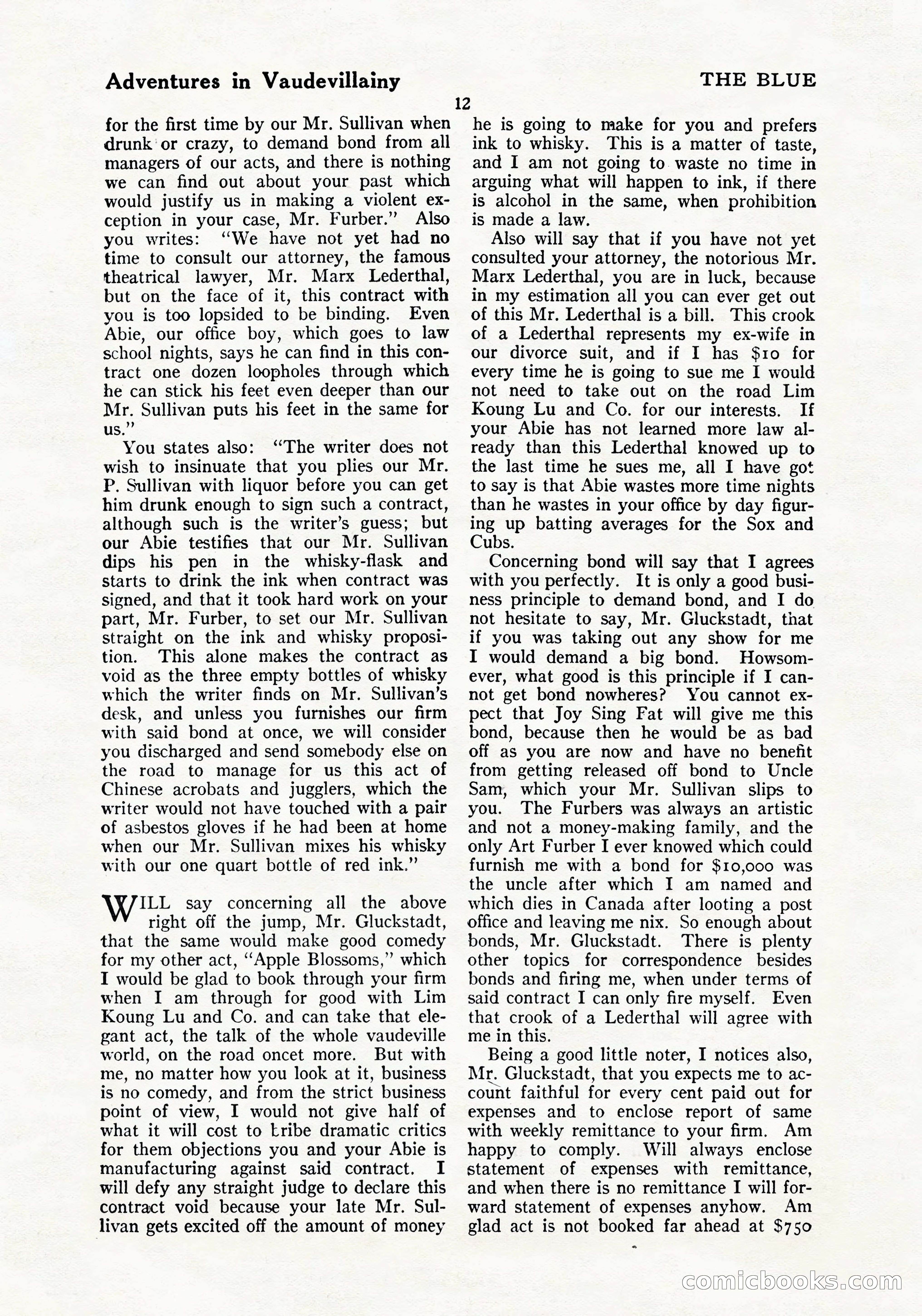 The Blue Book Magazine, July 1919 — page 18 of 212
