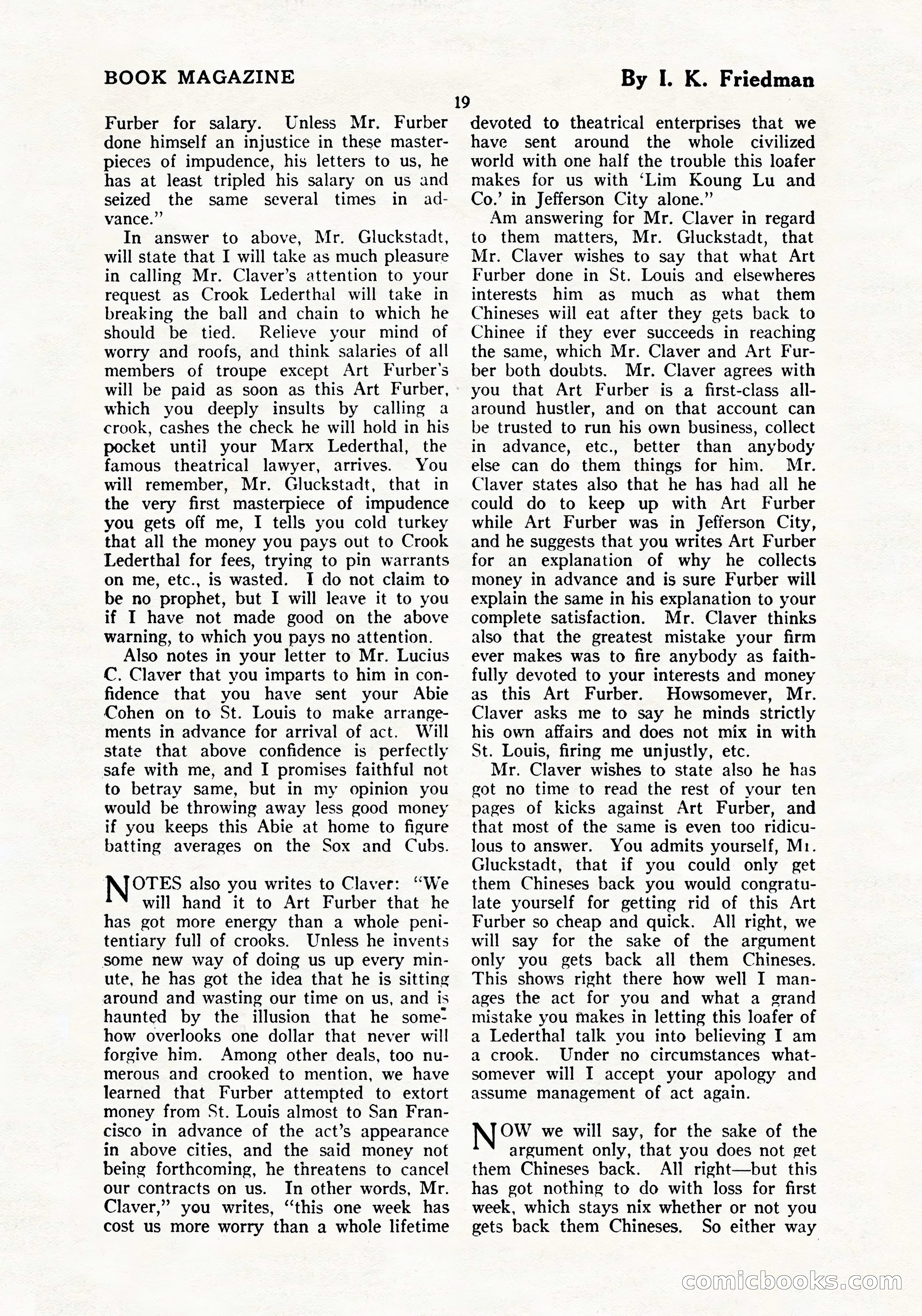 The Blue Book Magazine, July 1919 — page 25 of 212