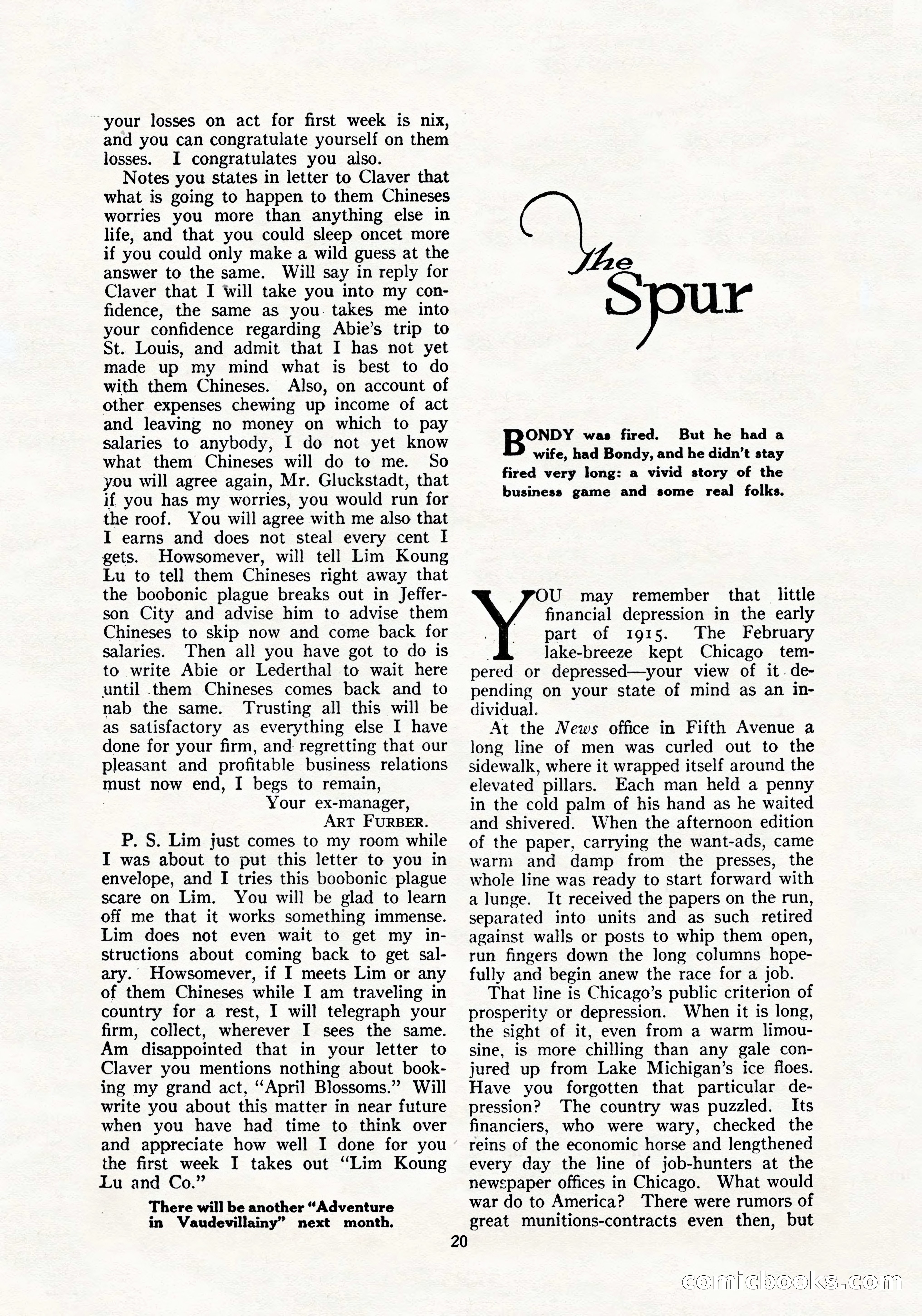 The Blue Book Magazine, July 1919 — page 26 of 212