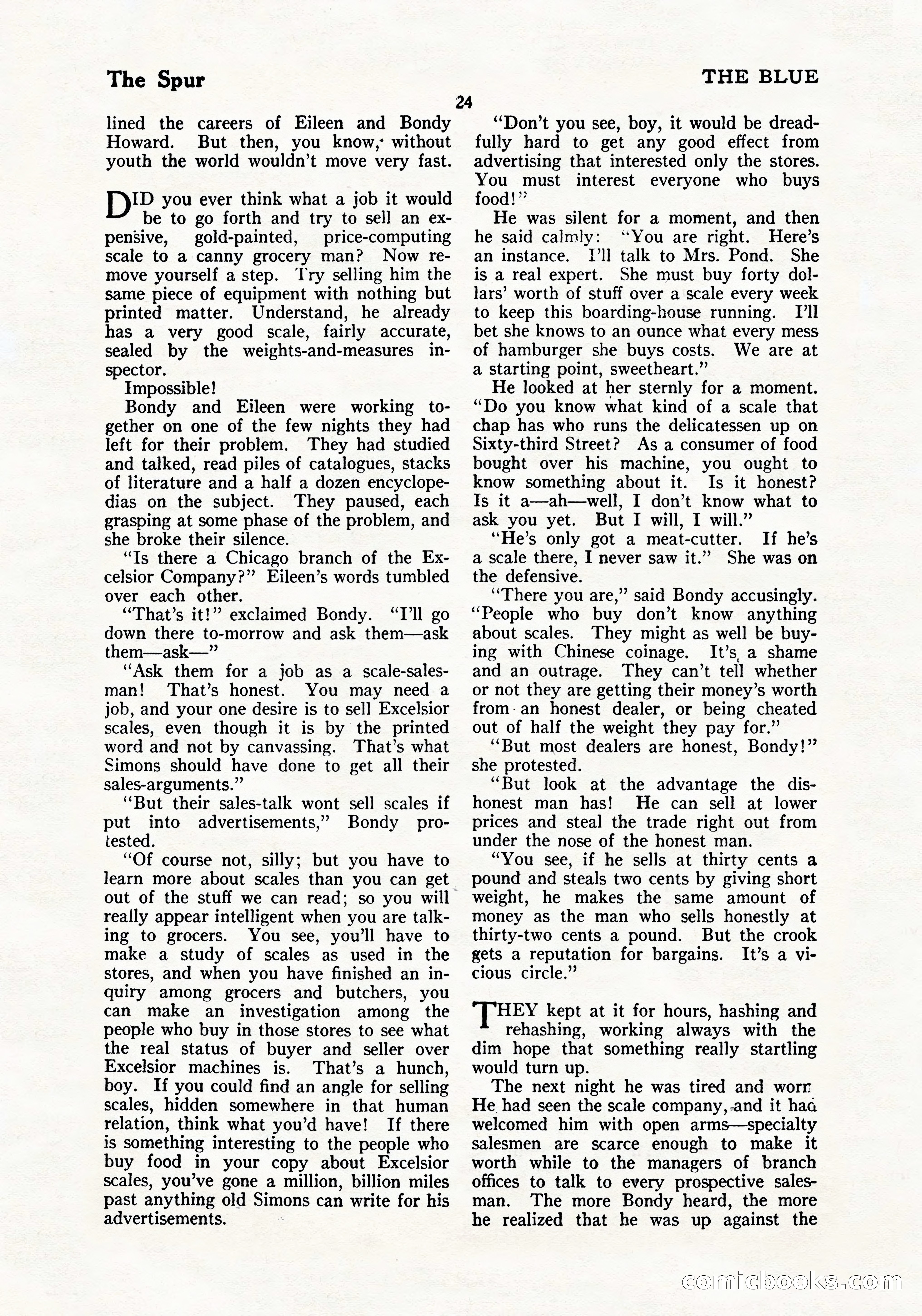 The Blue Book Magazine, July 1919 — page 30 of 212