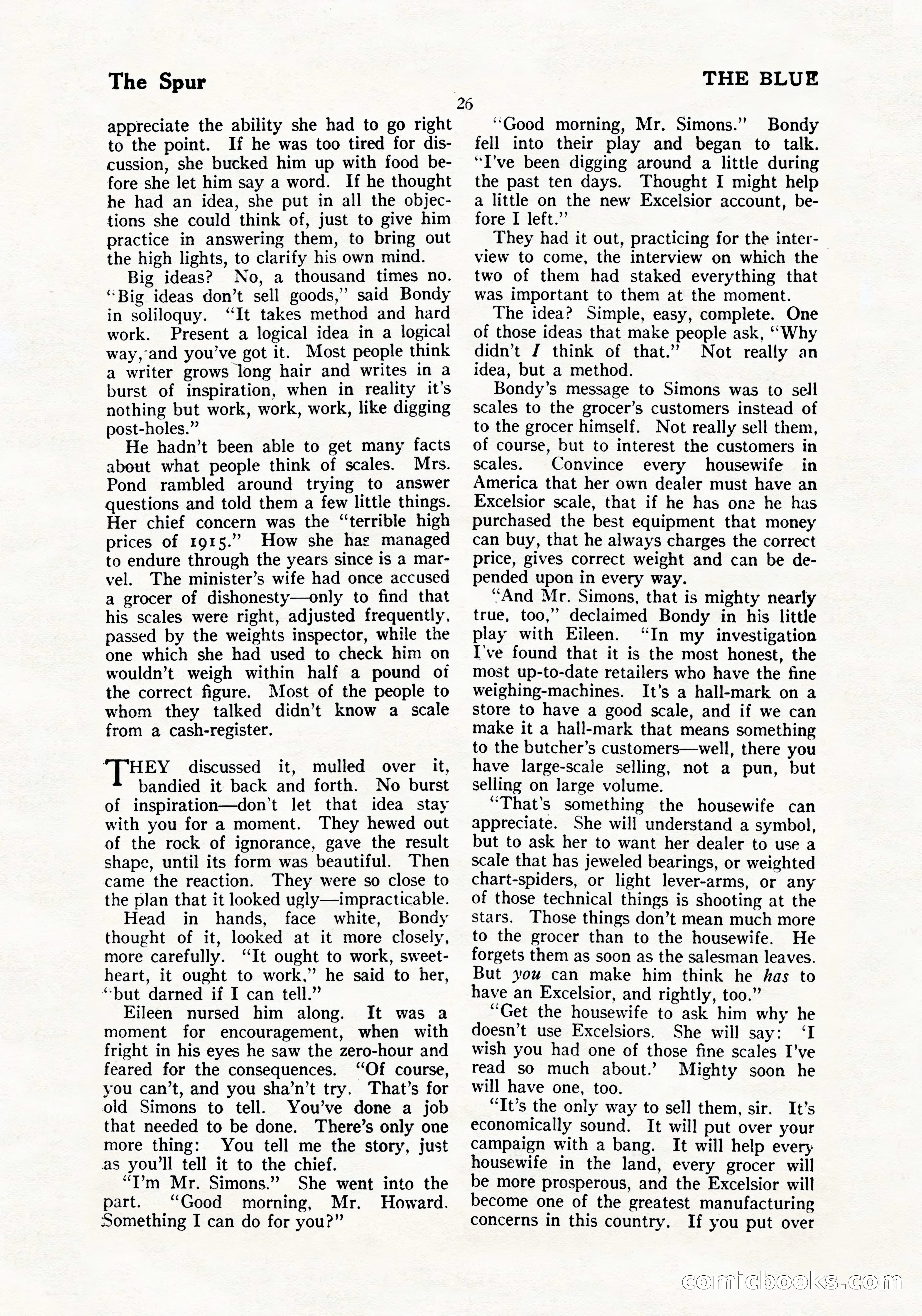 The Blue Book Magazine, July 1919 — page 32 of 212