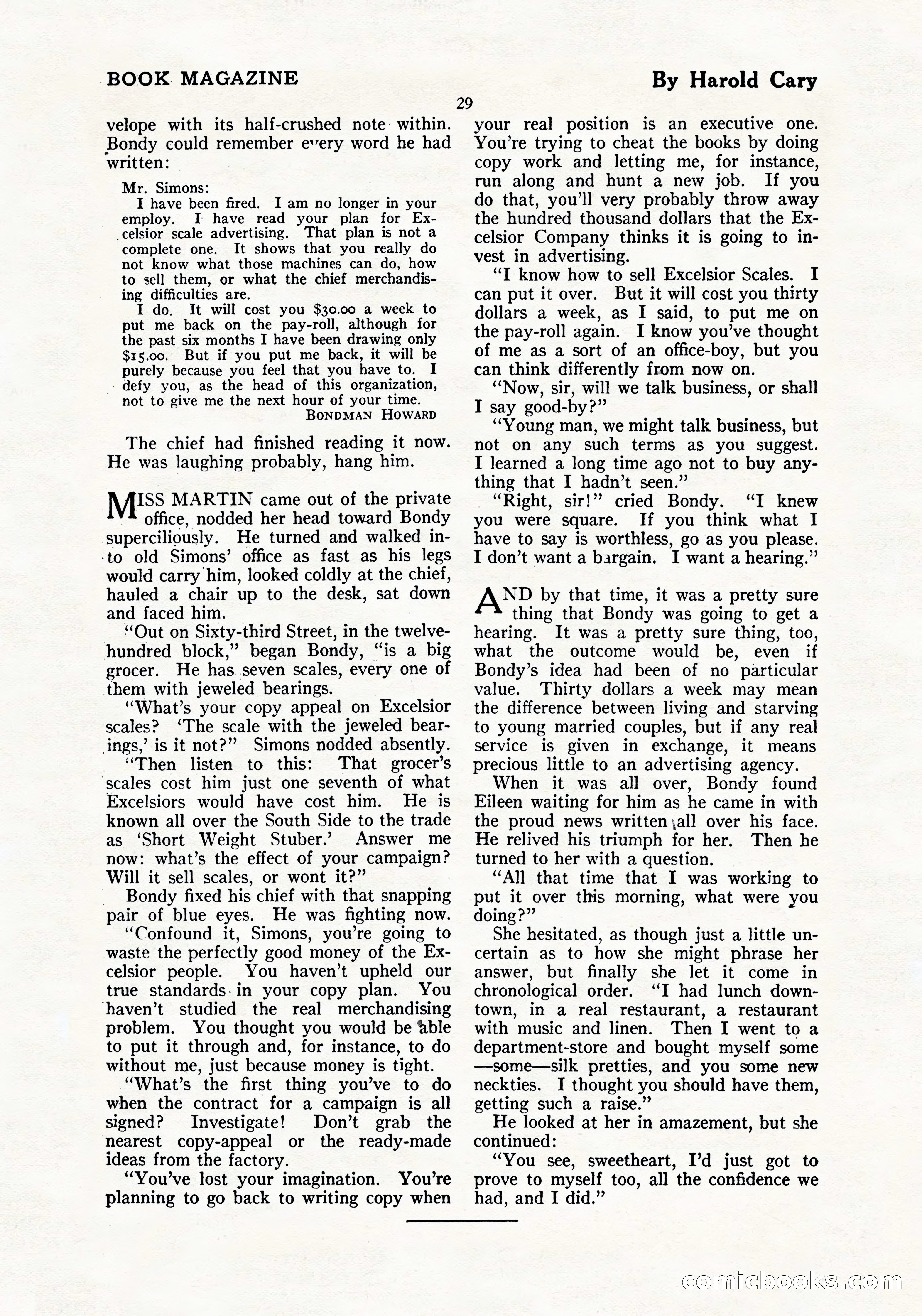 The Blue Book Magazine, July 1919 — page 35 of 212