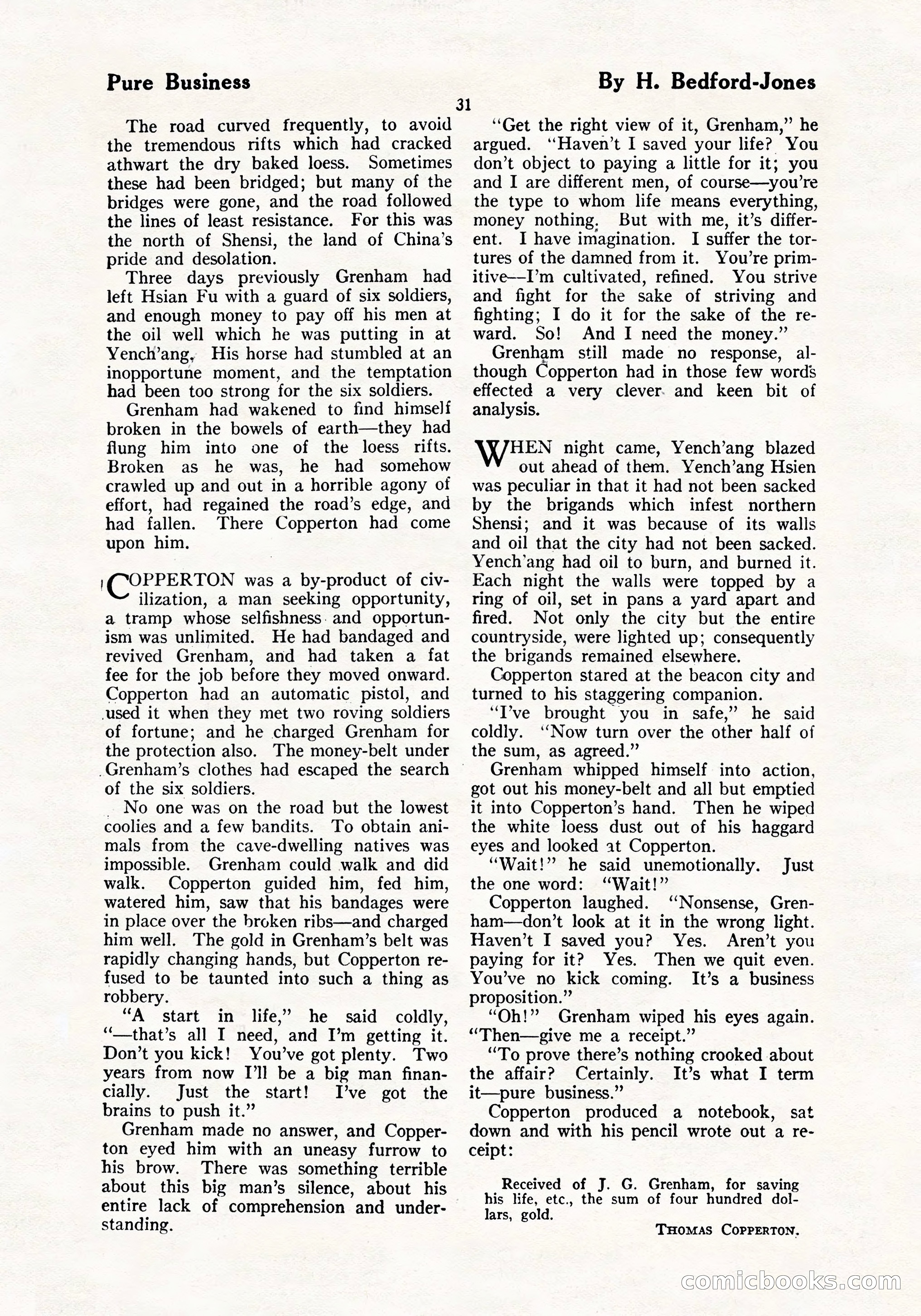The Blue Book Magazine, July 1919 — page 37 of 212
