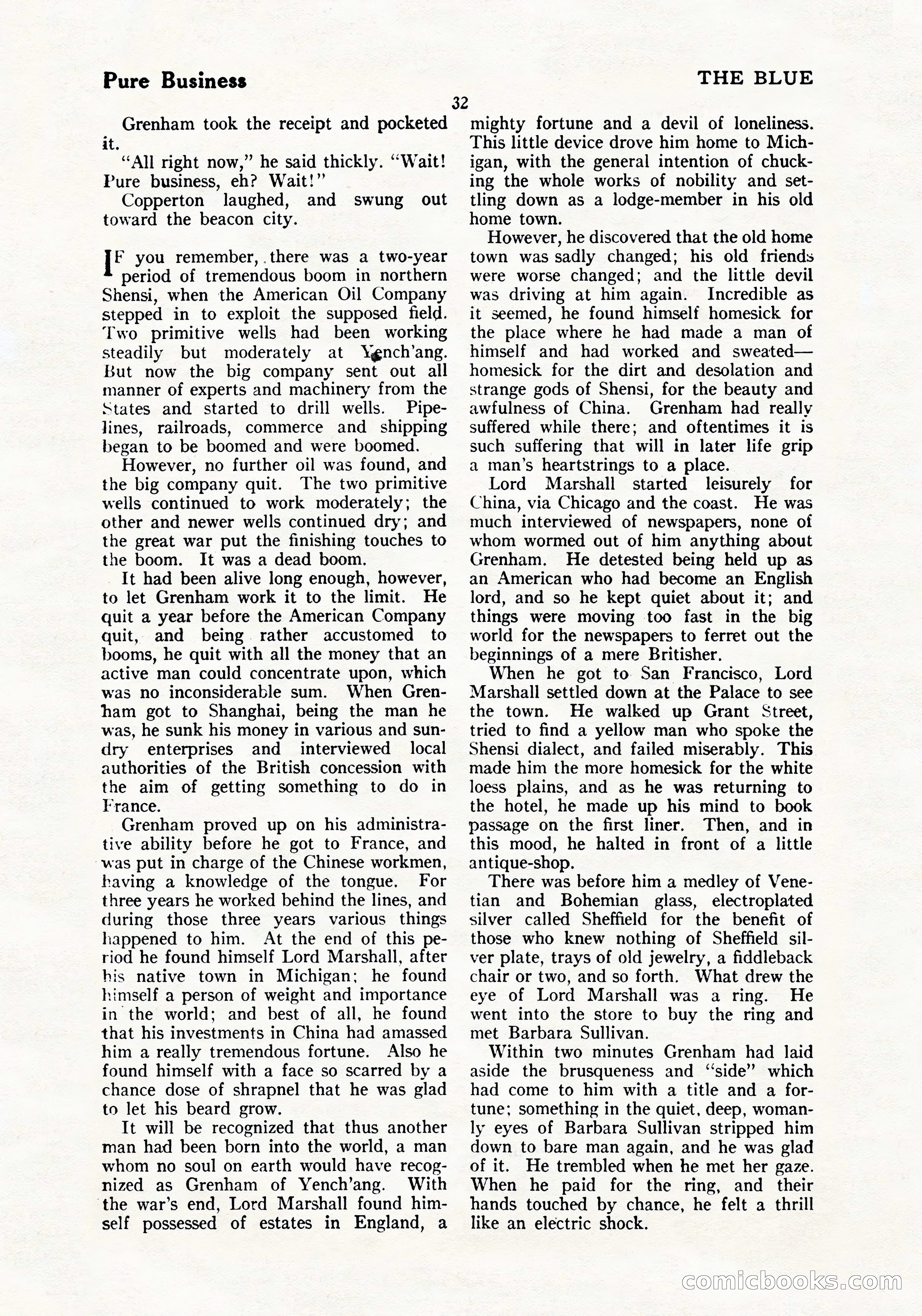 The Blue Book Magazine, July 1919 — page 38 of 212