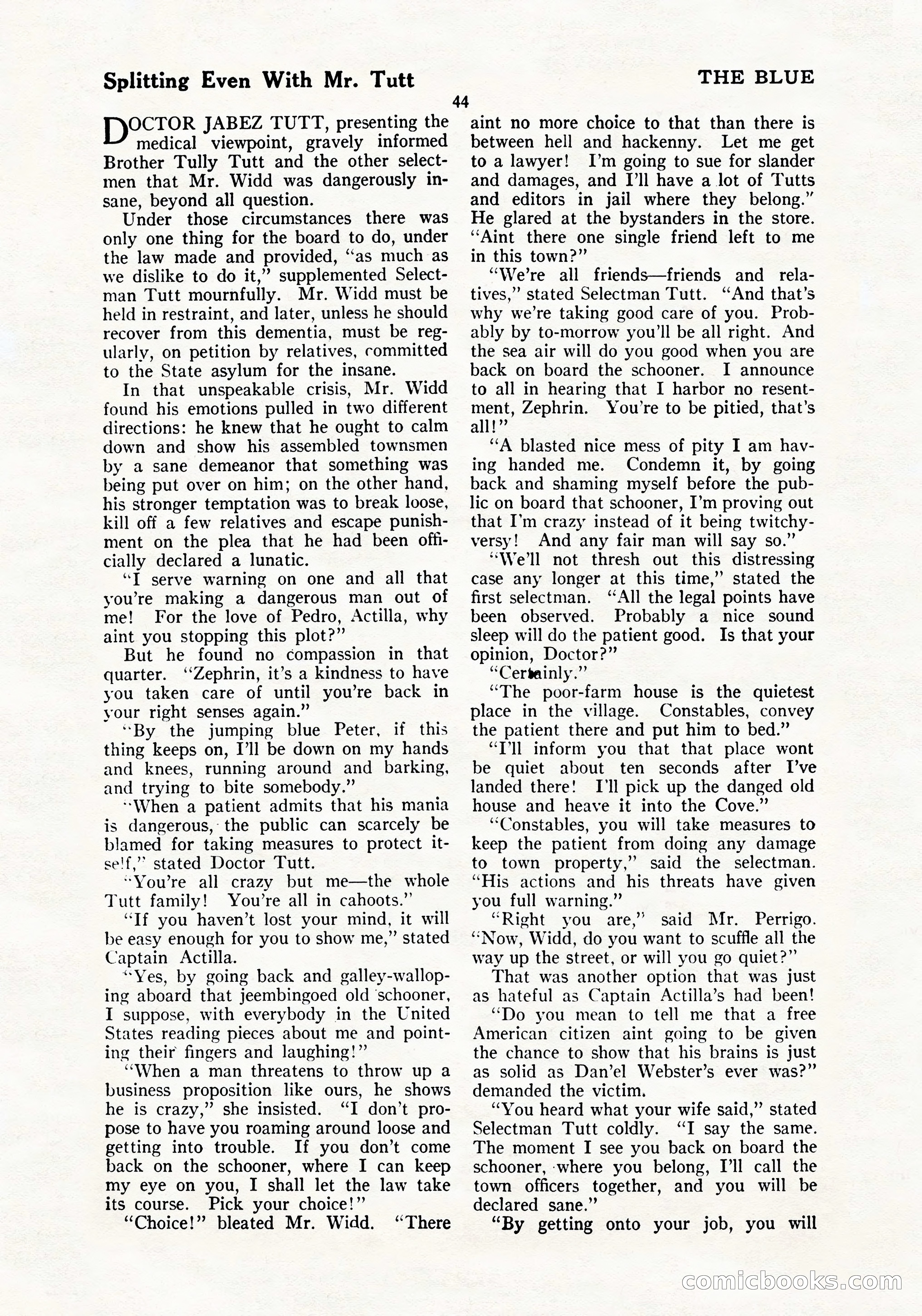 The Blue Book Magazine, July 1919 — page 50 of 212