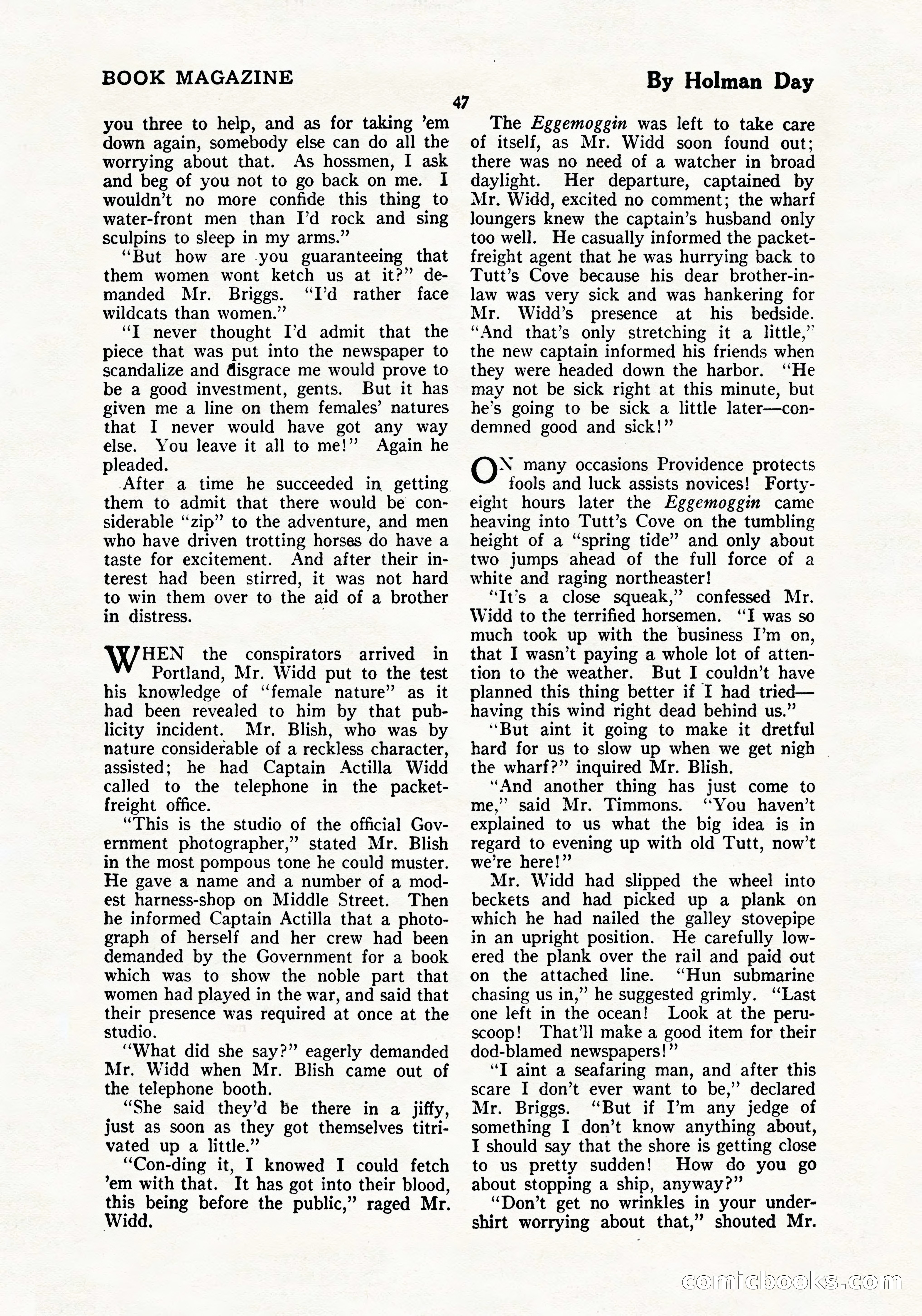 The Blue Book Magazine, July 1919 — page 53 of 212