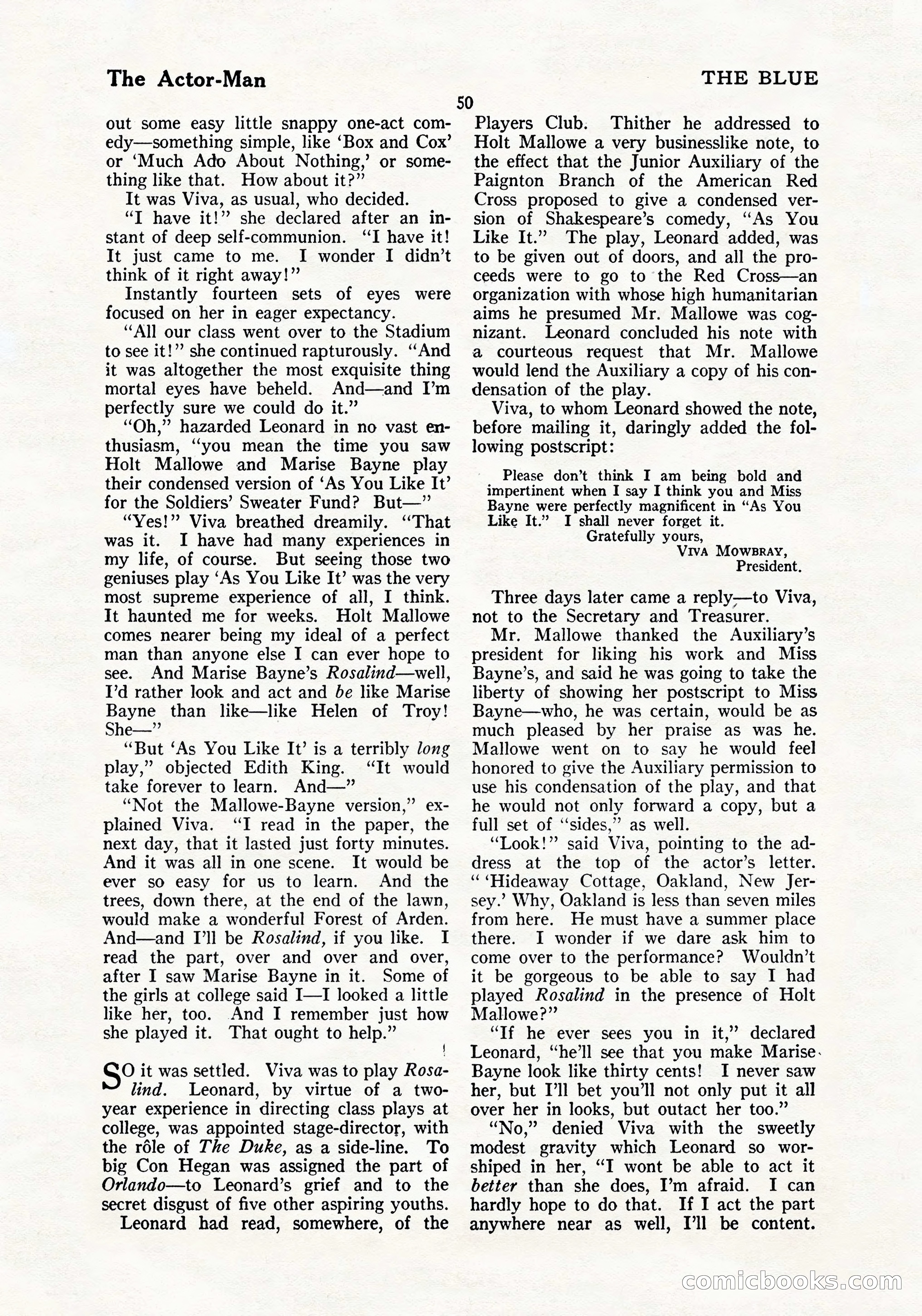 The Blue Book Magazine, July 1919 — page 56 of 212