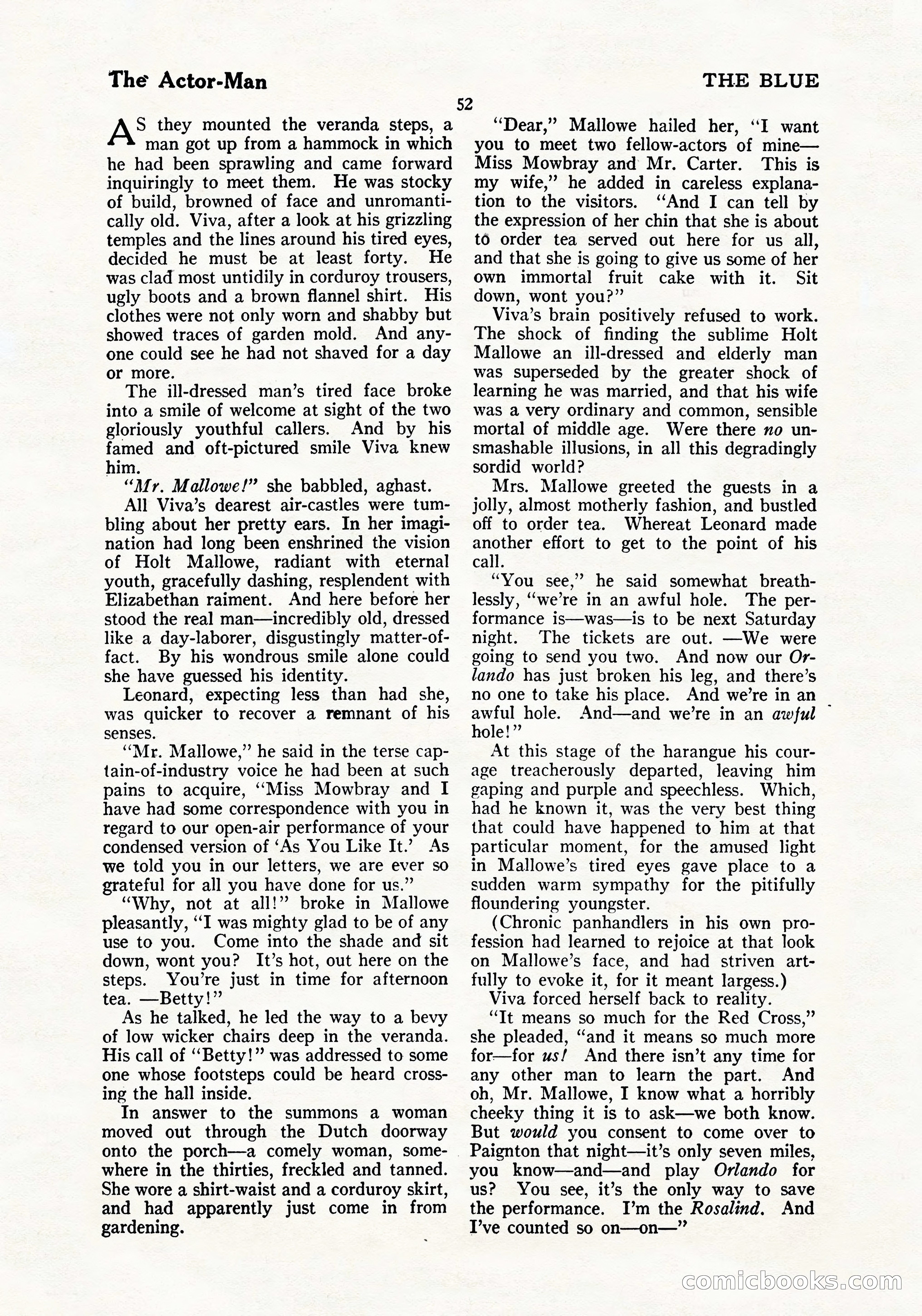The Blue Book Magazine, July 1919 — page 58 of 212