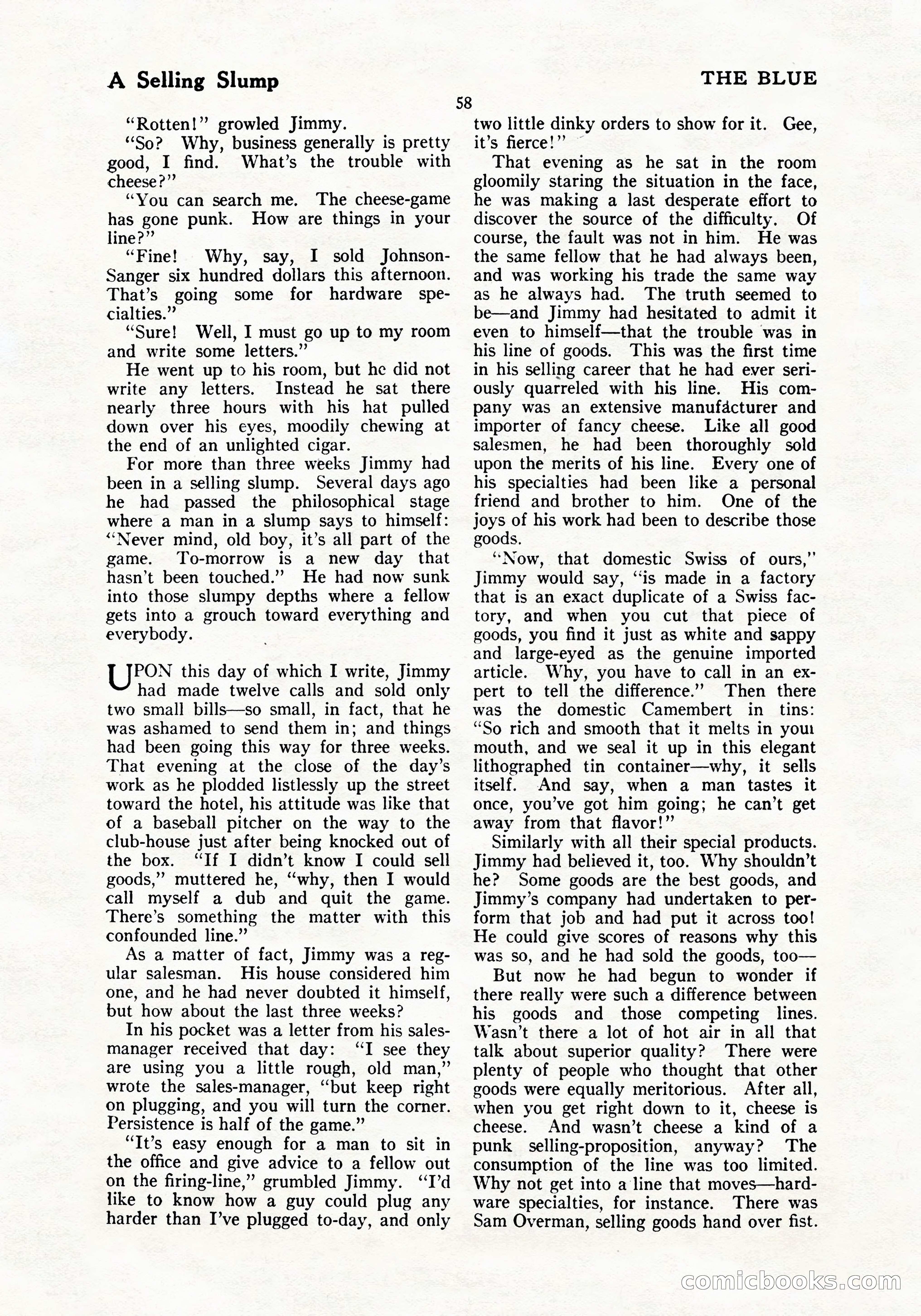 The Blue Book Magazine, July 1919 — page 64 of 212