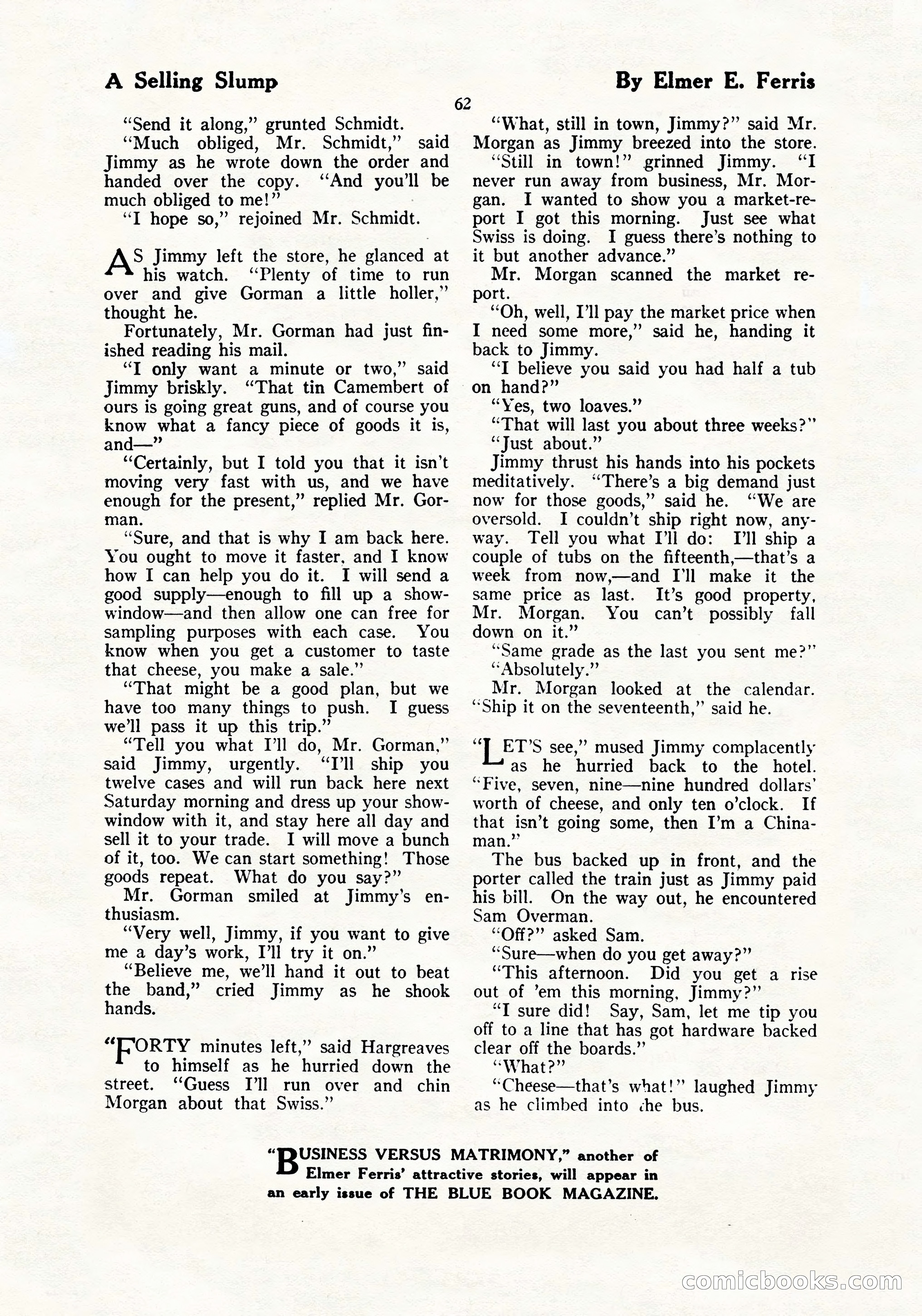 The Blue Book Magazine, July 1919 — page 68 of 212