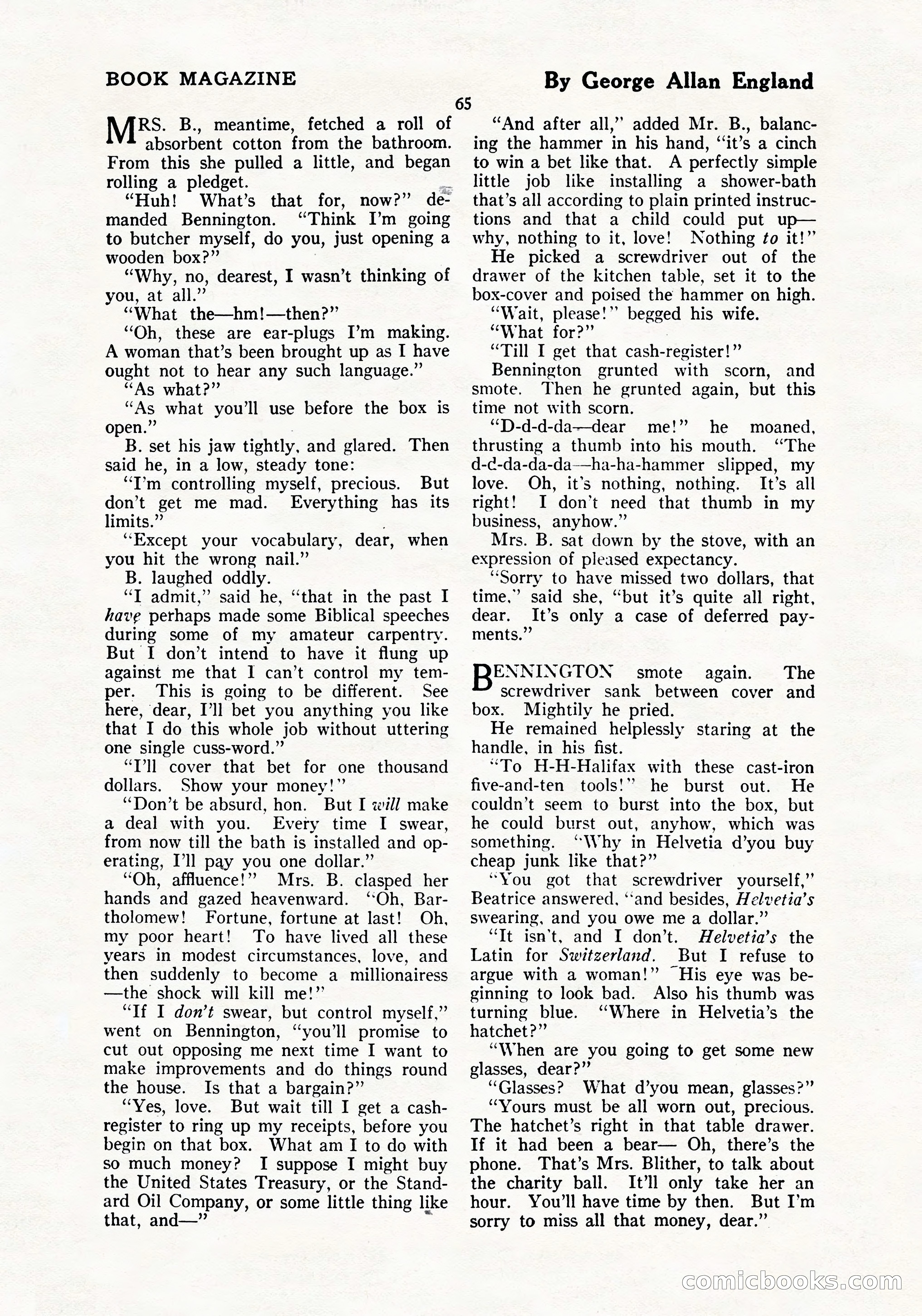 The Blue Book Magazine, July 1919 — page 71 of 212