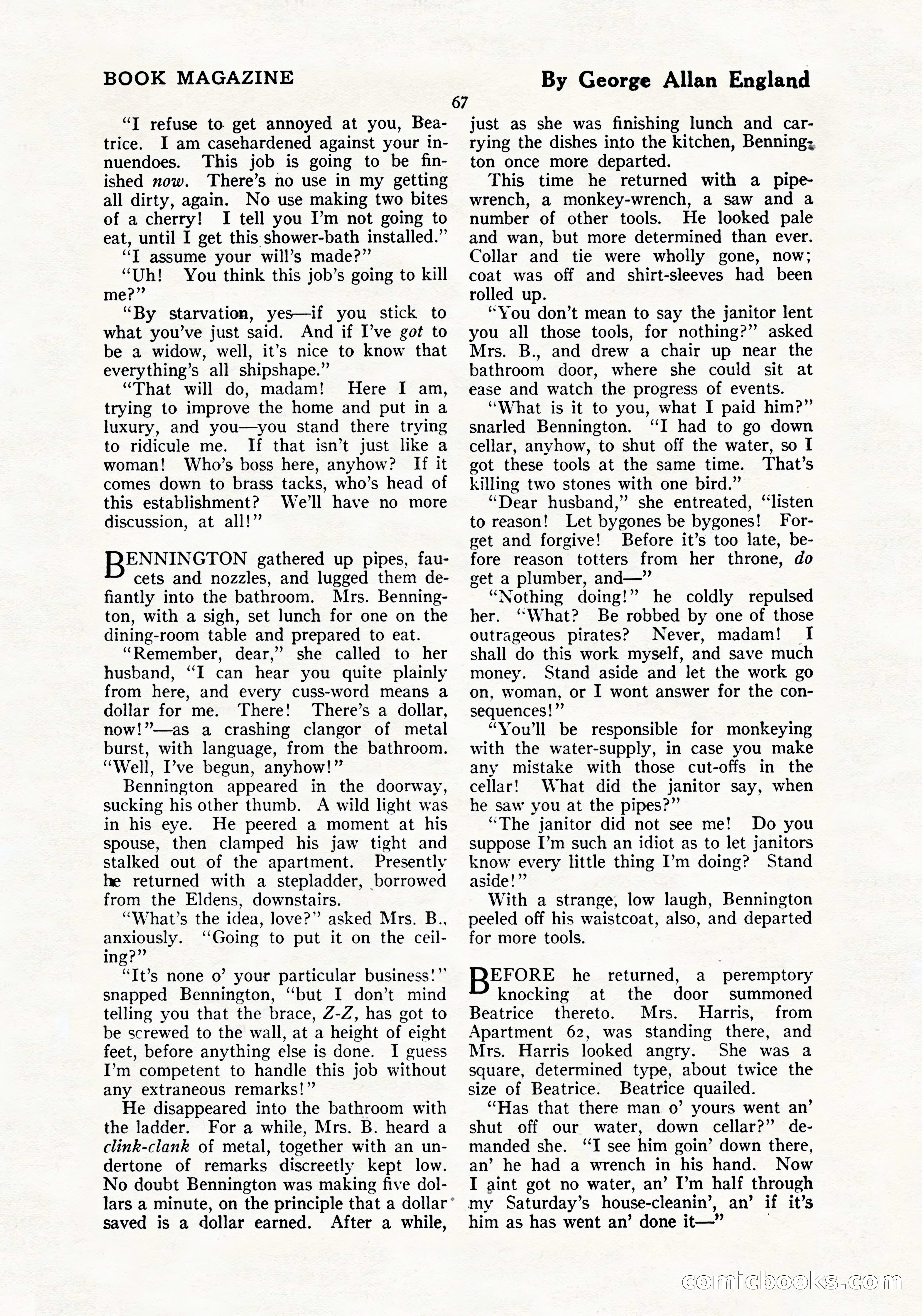 The Blue Book Magazine, July 1919 — page 73 of 212