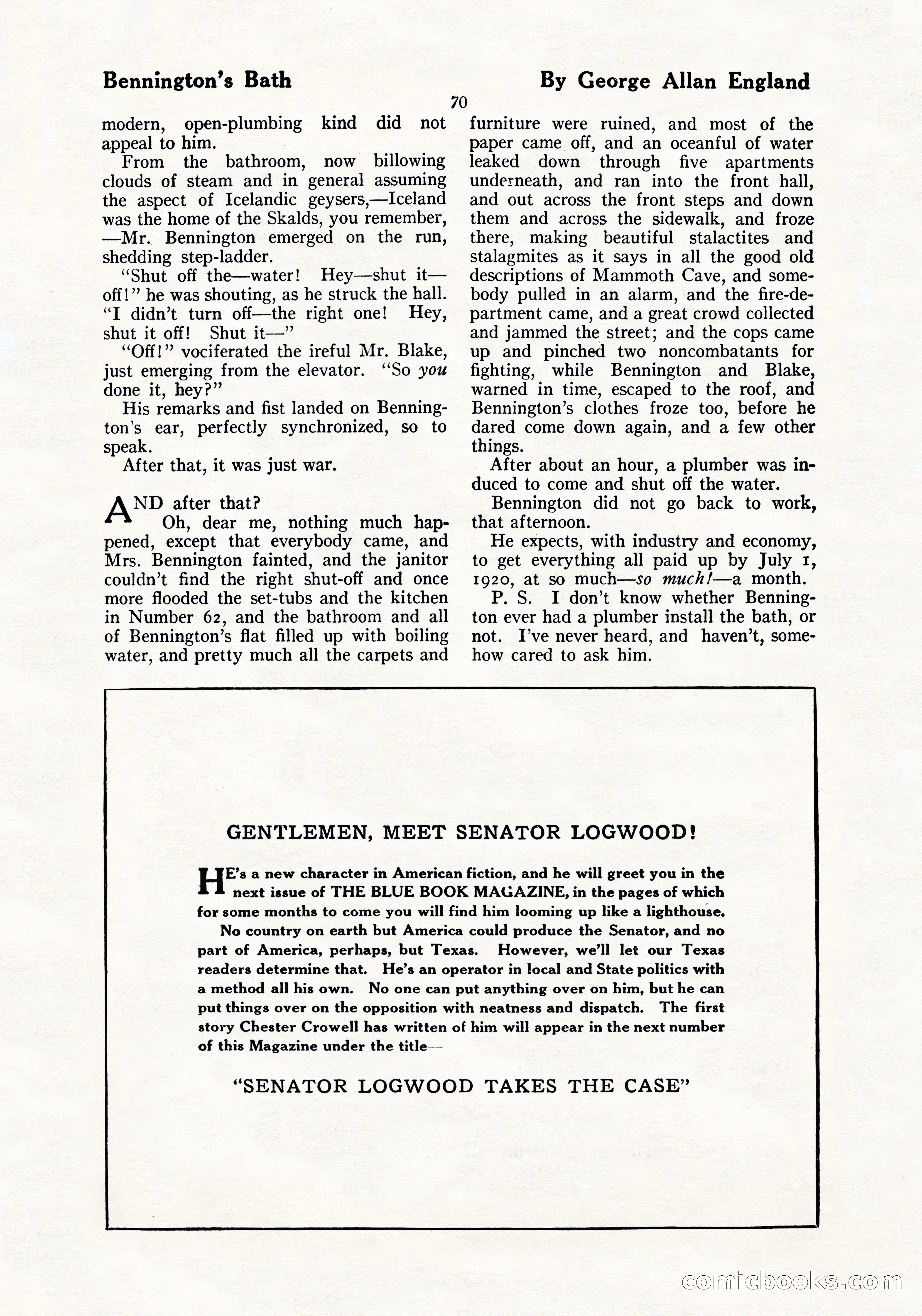 The Blue Book Magazine, July 1919 — page 76 of 212