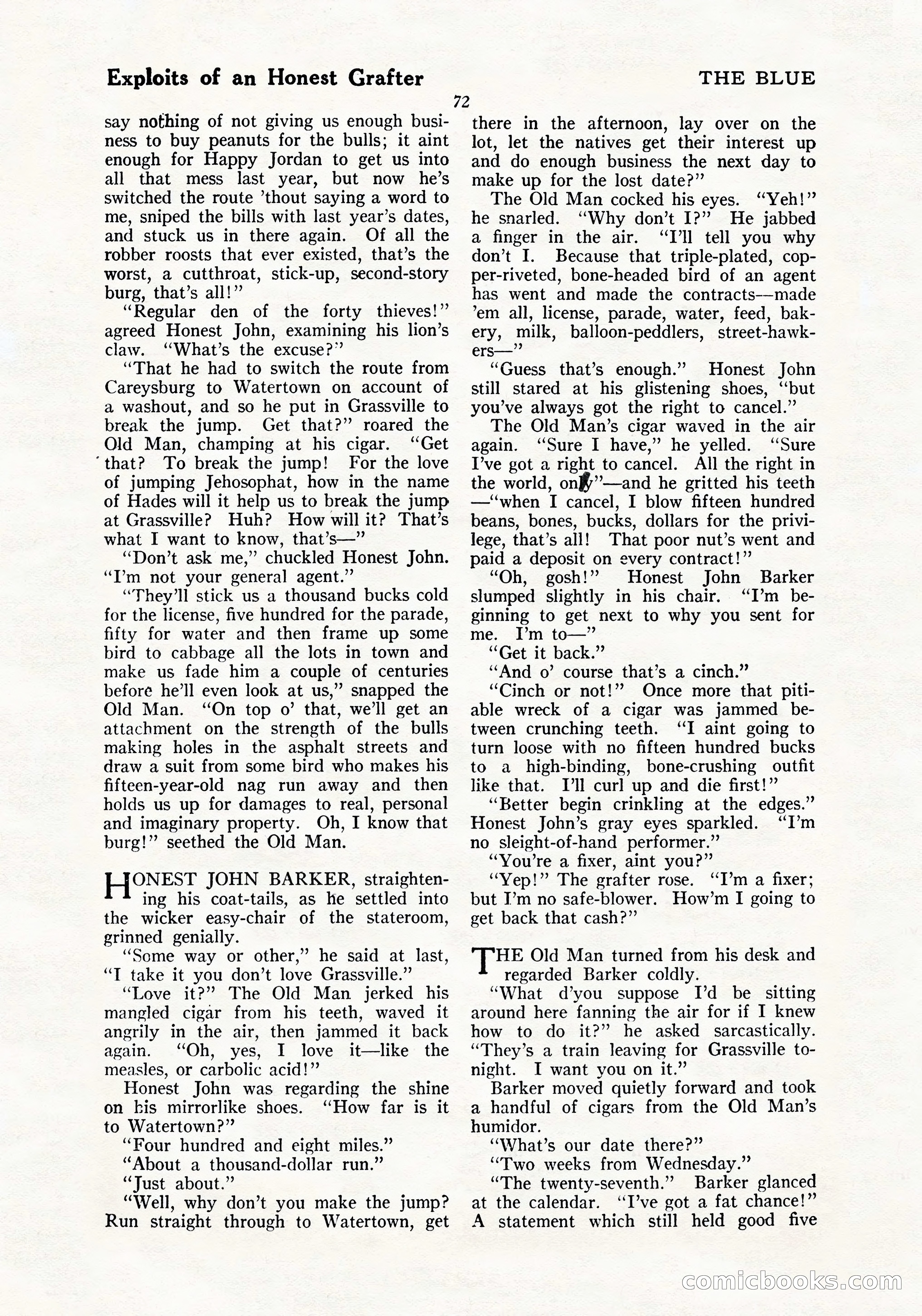 The Blue Book Magazine, July 1919 — page 78 of 212