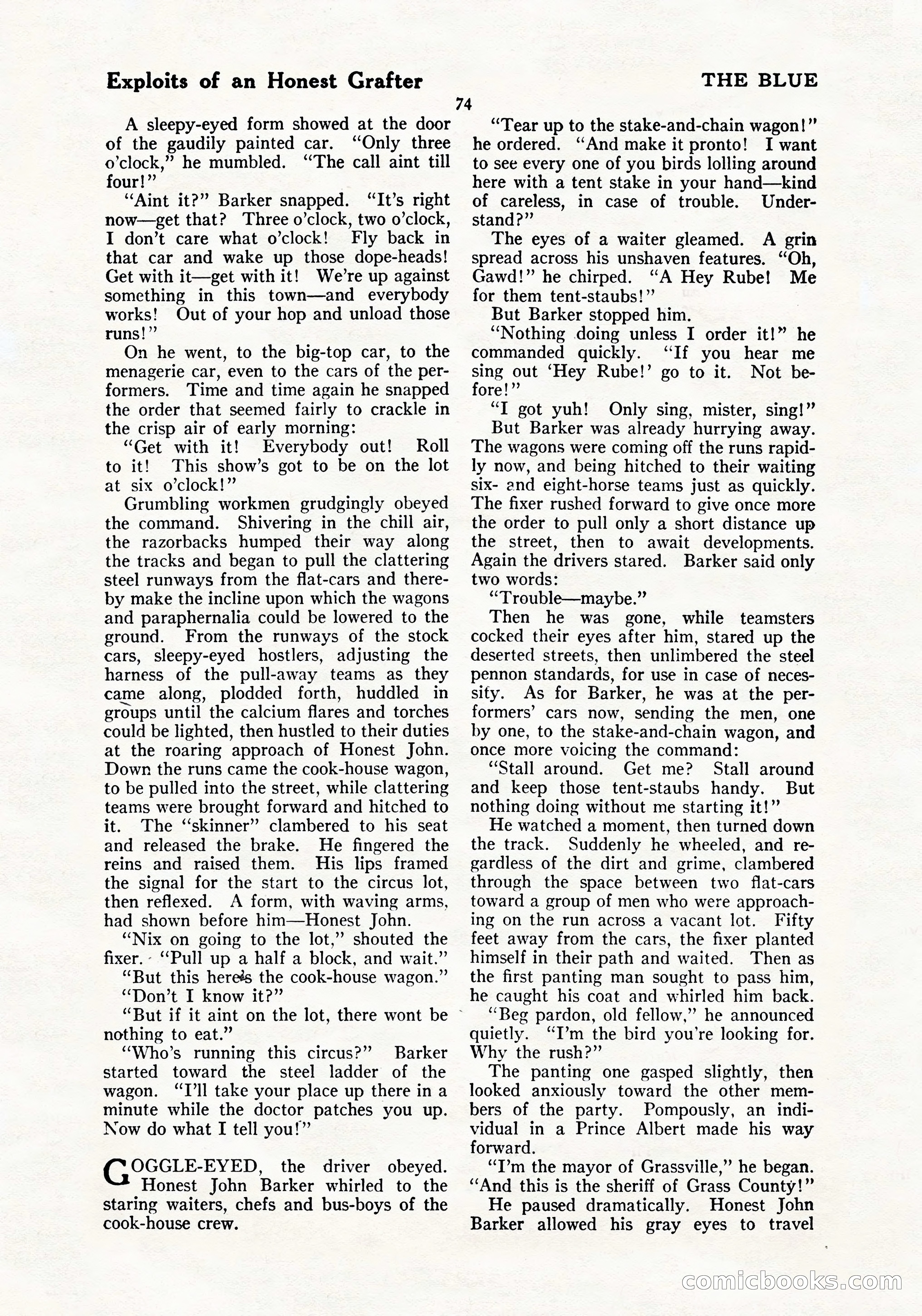 The Blue Book Magazine, July 1919 — page 80 of 212