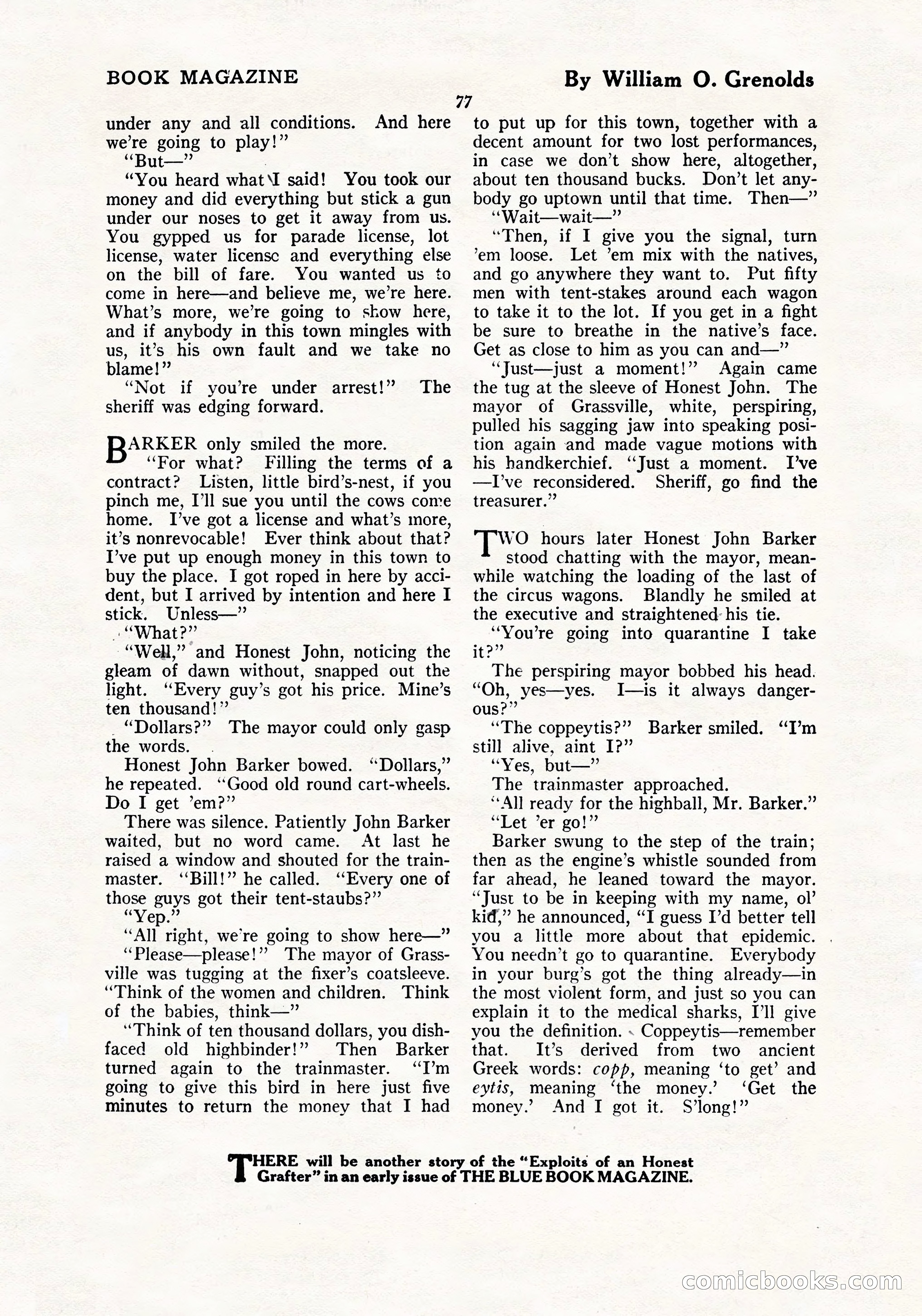 The Blue Book Magazine, July 1919 — page 83 of 212