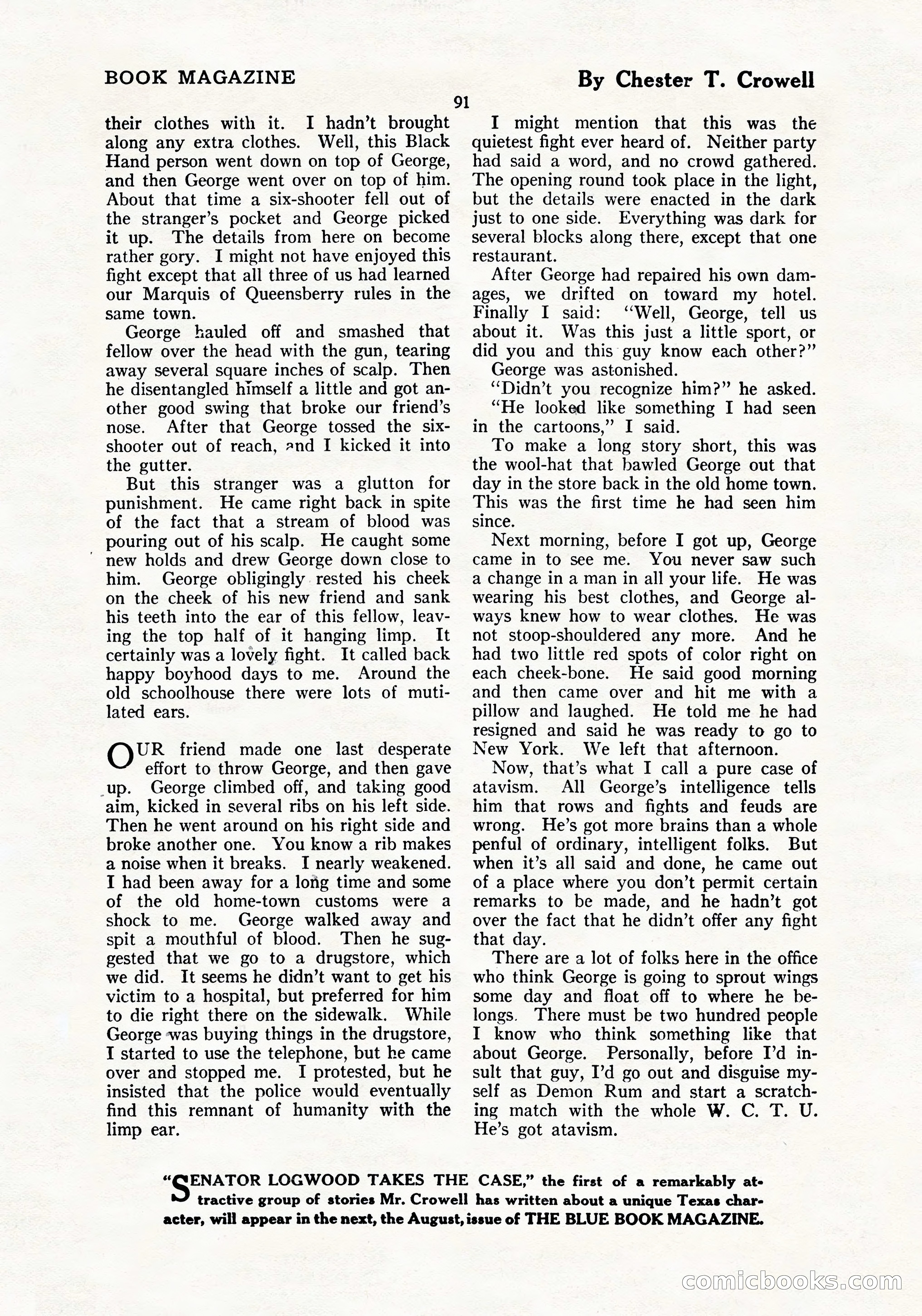 The Blue Book Magazine, July 1919 — page 97 of 212