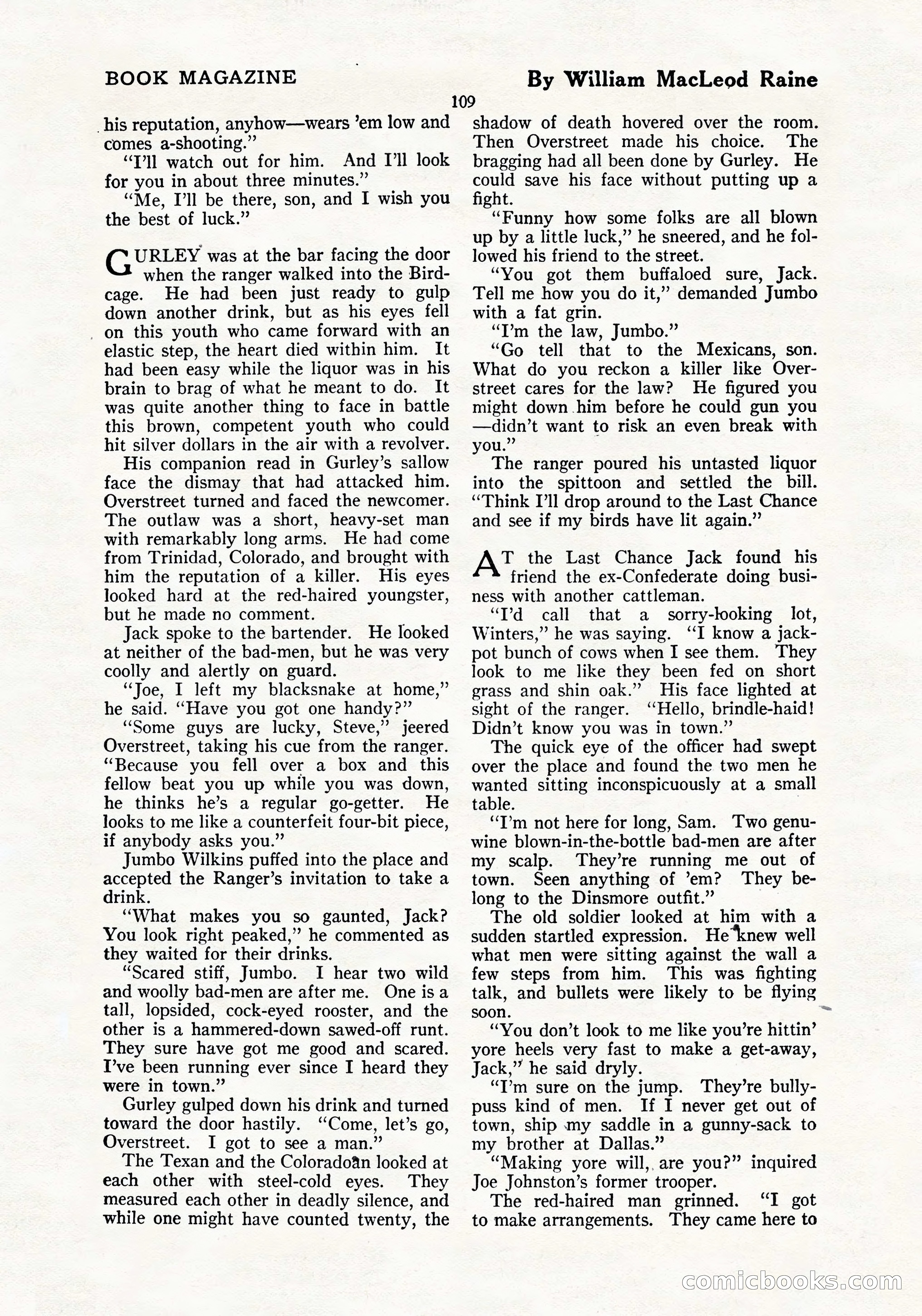 The Blue Book Magazine, July 1919 — page 115 of 212