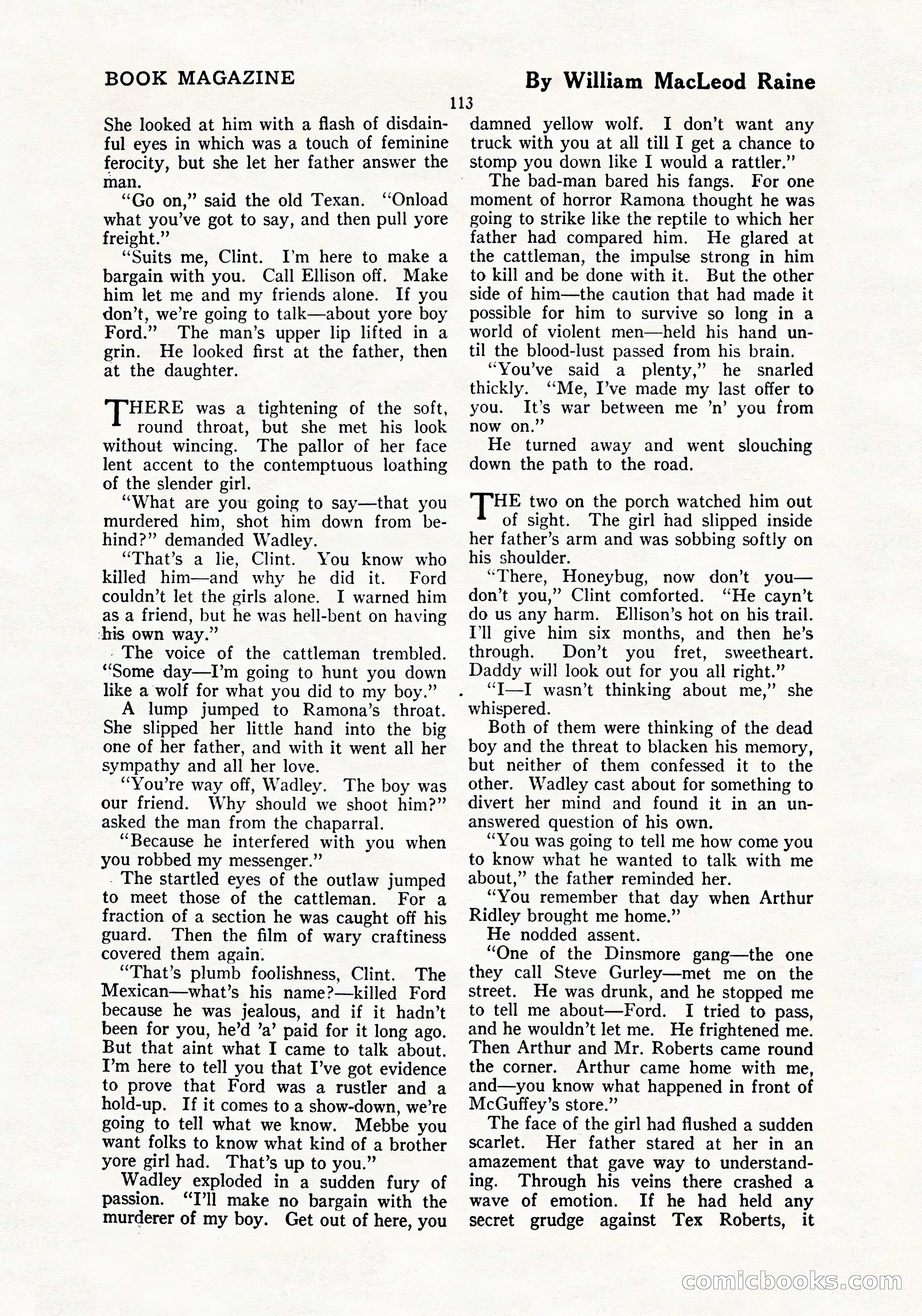The Blue Book Magazine, July 1919 — page 119 of 212