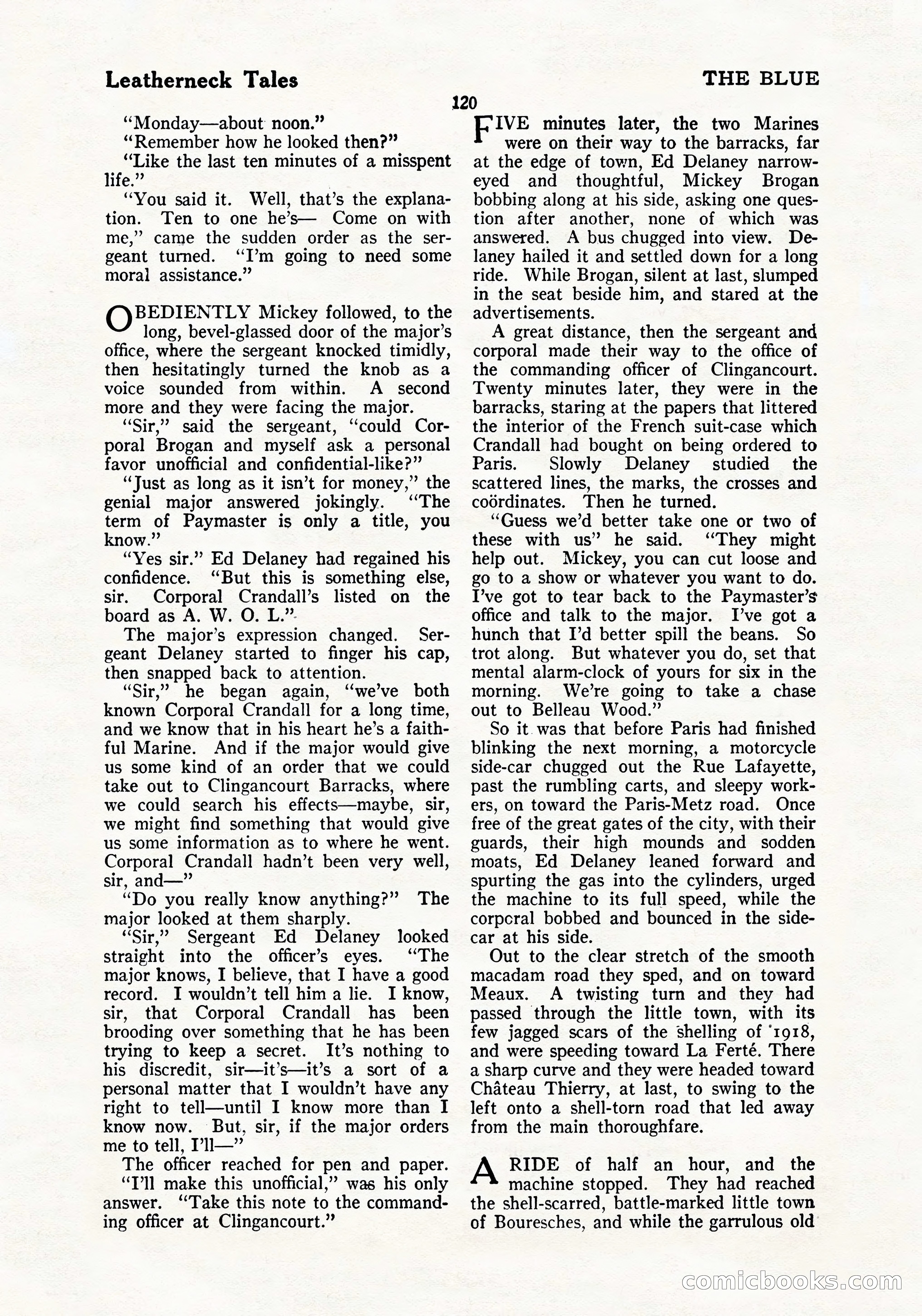 The Blue Book Magazine, July 1919 — page 126 of 212