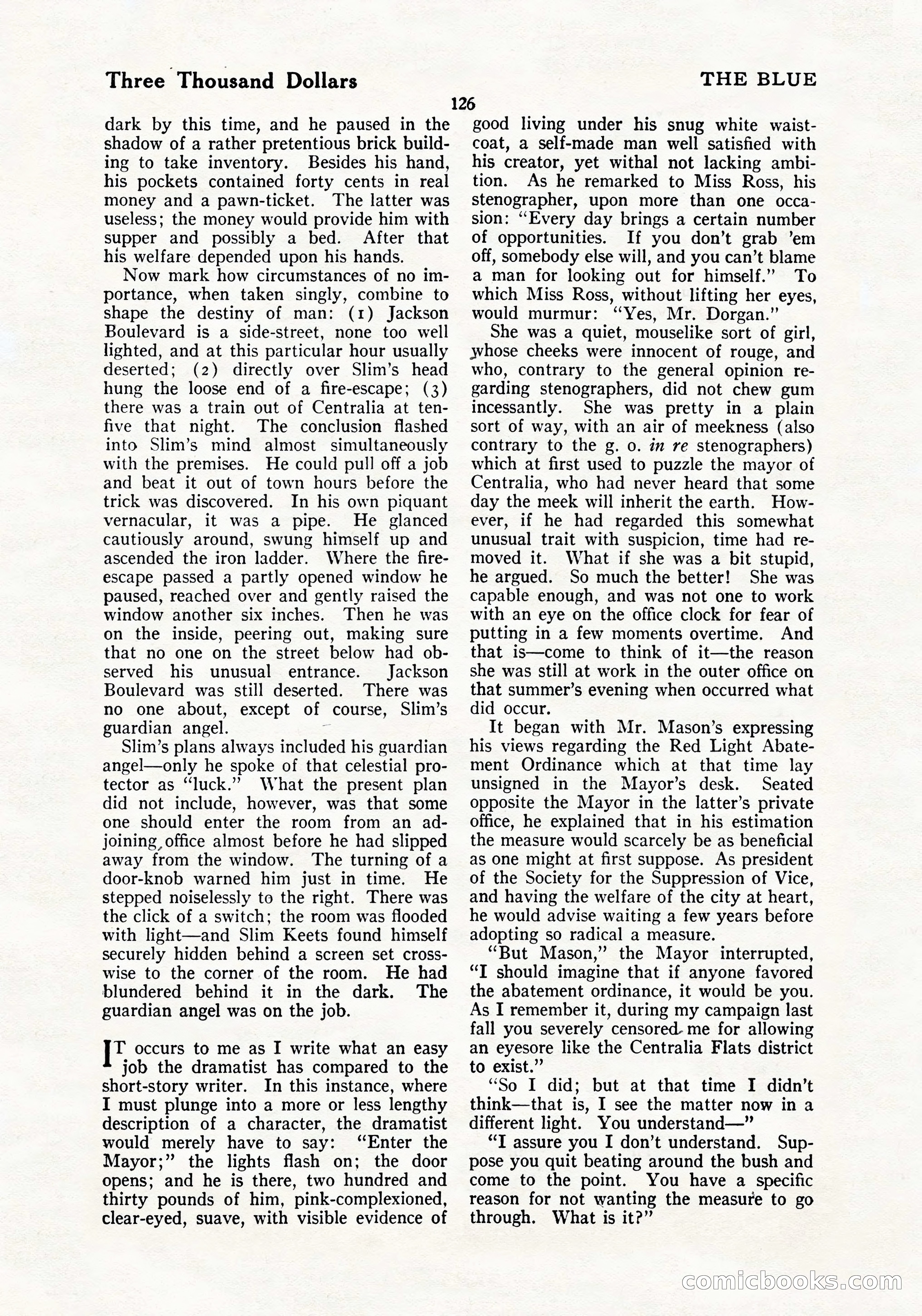 The Blue Book Magazine, July 1919 — page 132 of 212